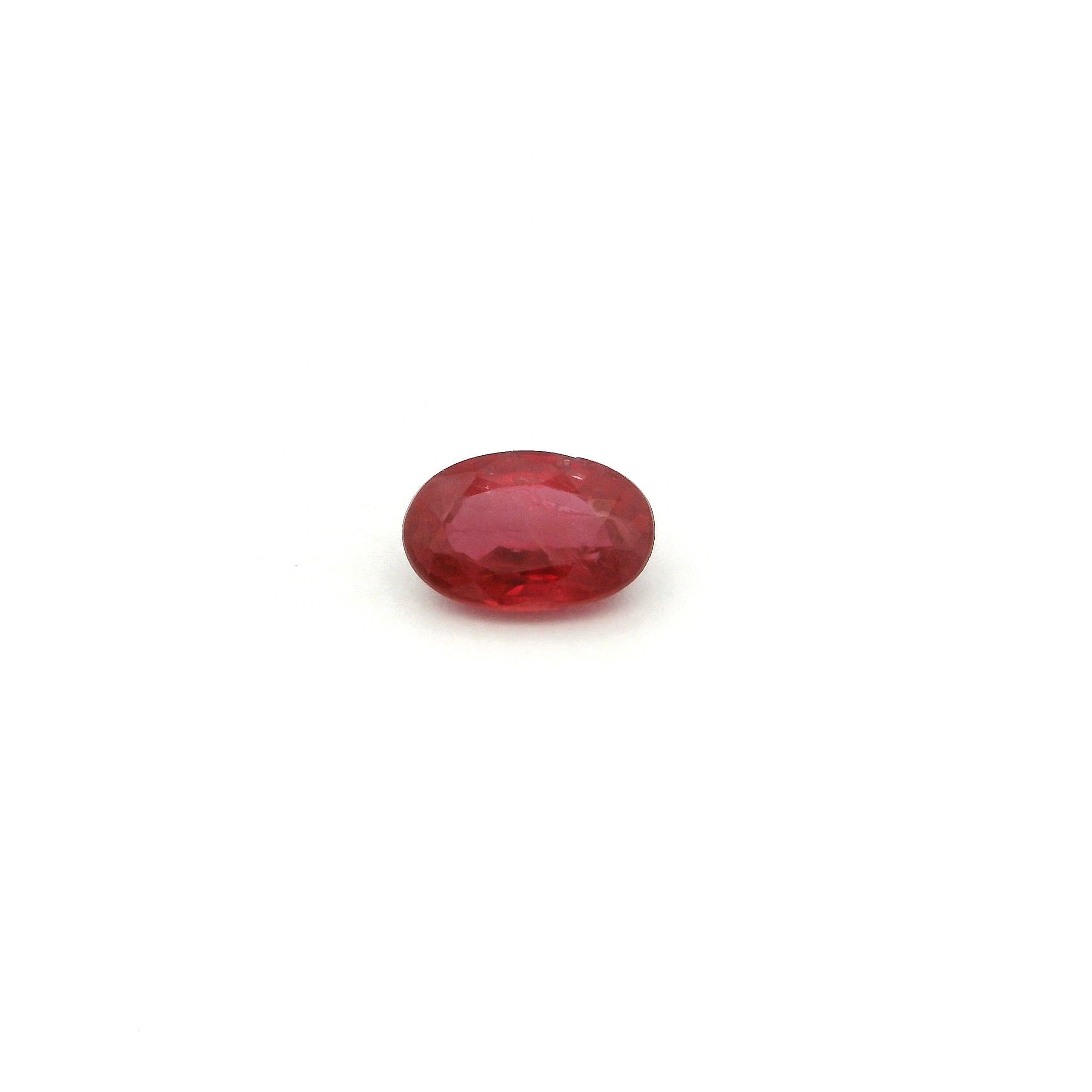 0.60 ct Oval Red Natural Ruby