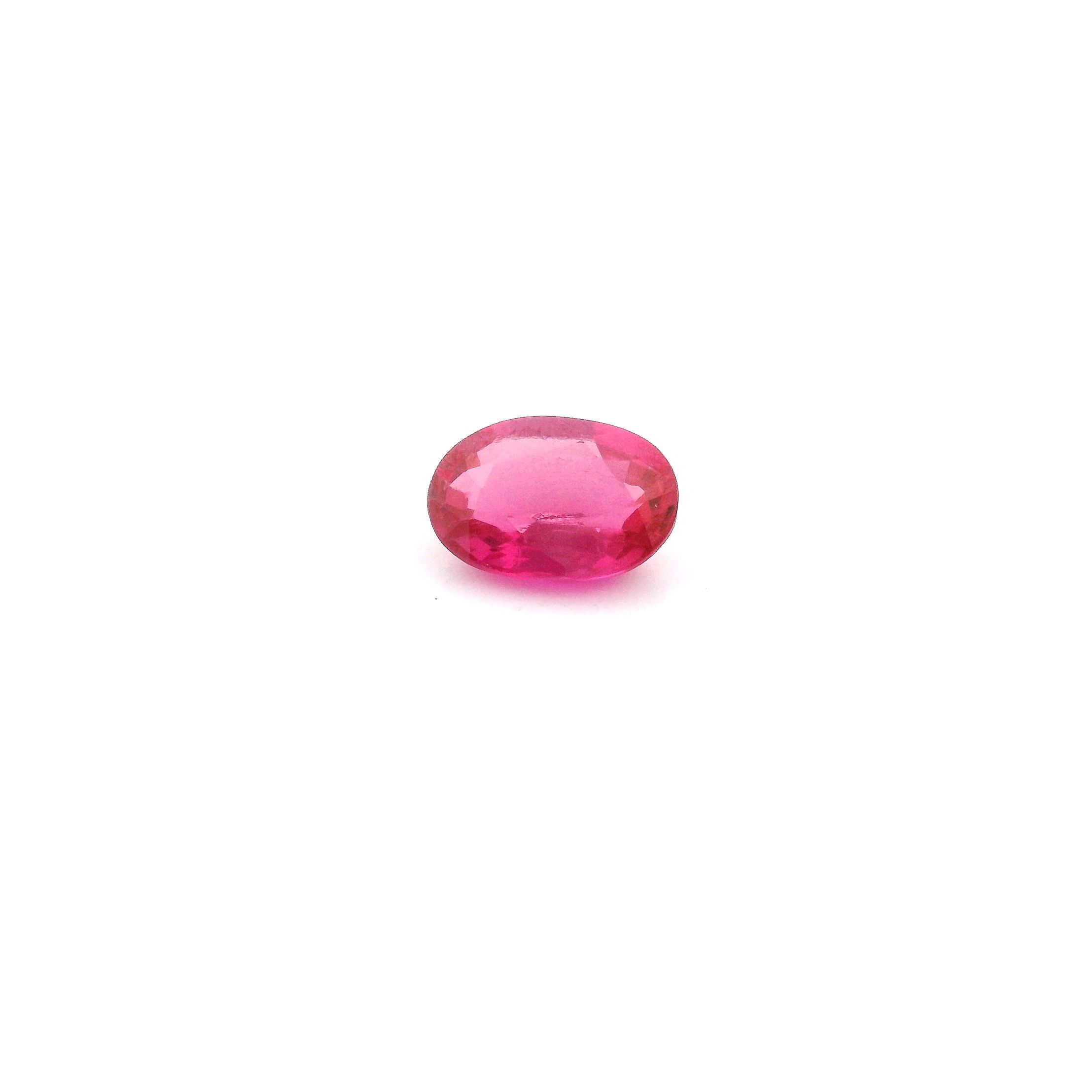 0.55 ct Oval Red Natural Ruby
