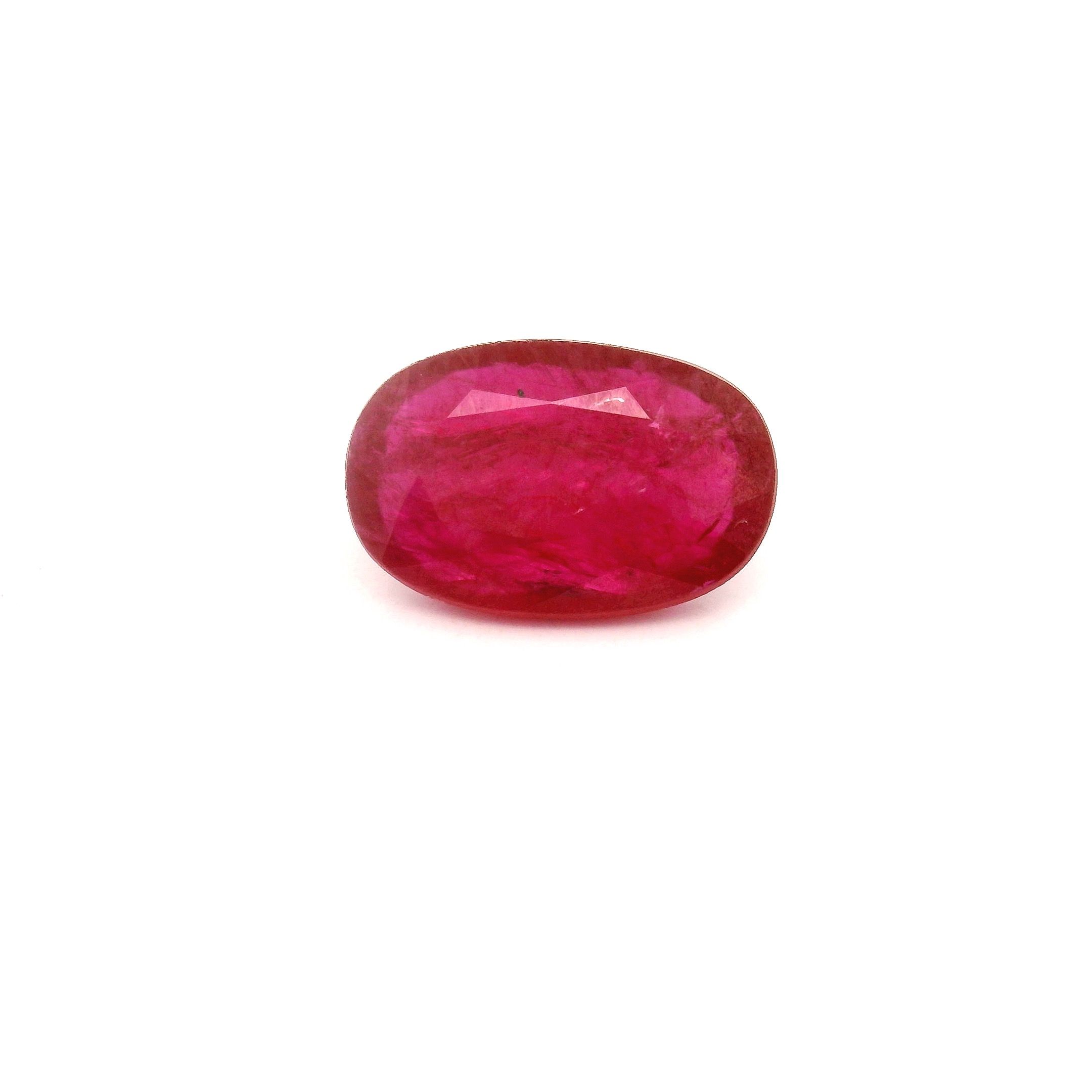 1.97 ct Oval Red Natural Ruby