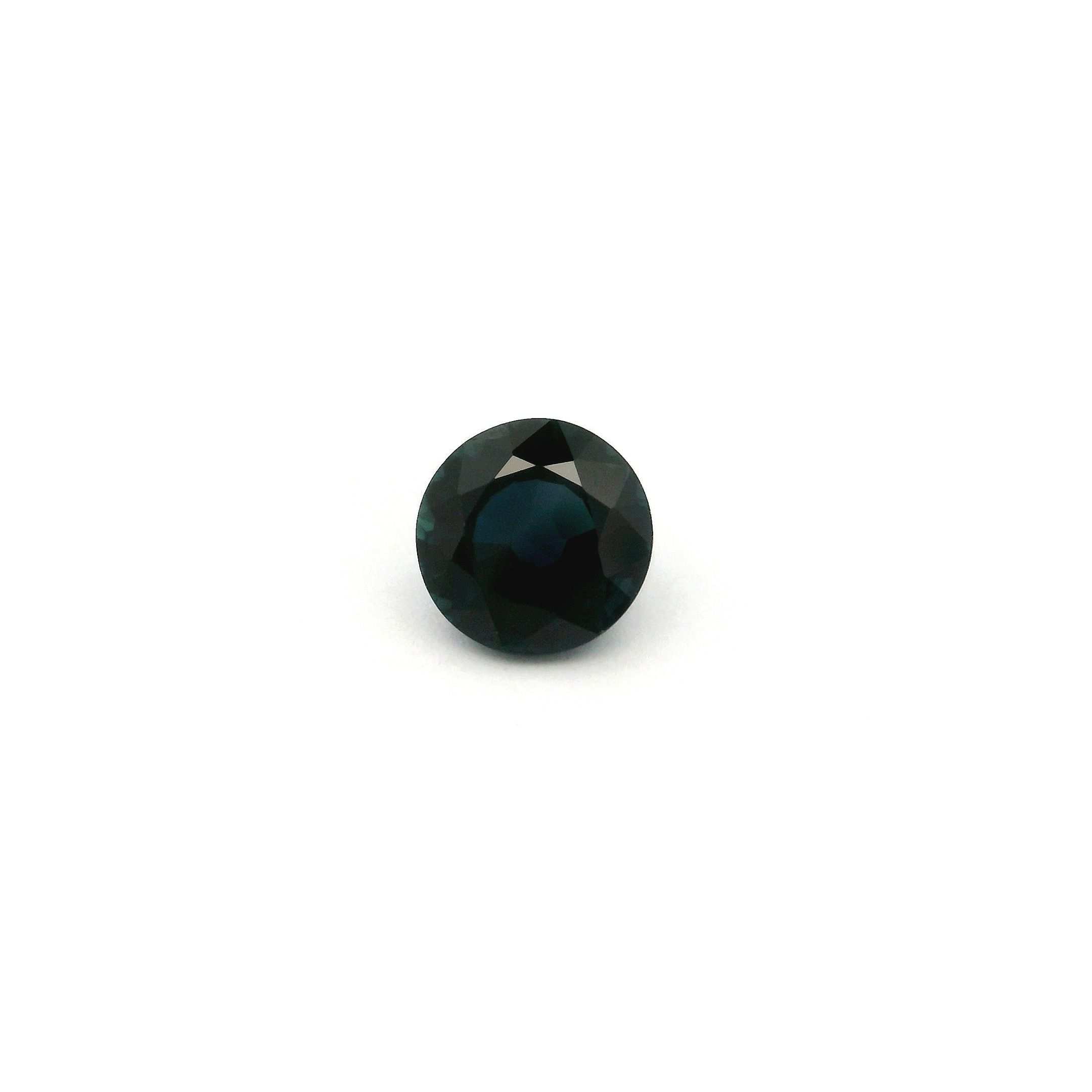 0.97 ct Round Blue Natural Sapphire
