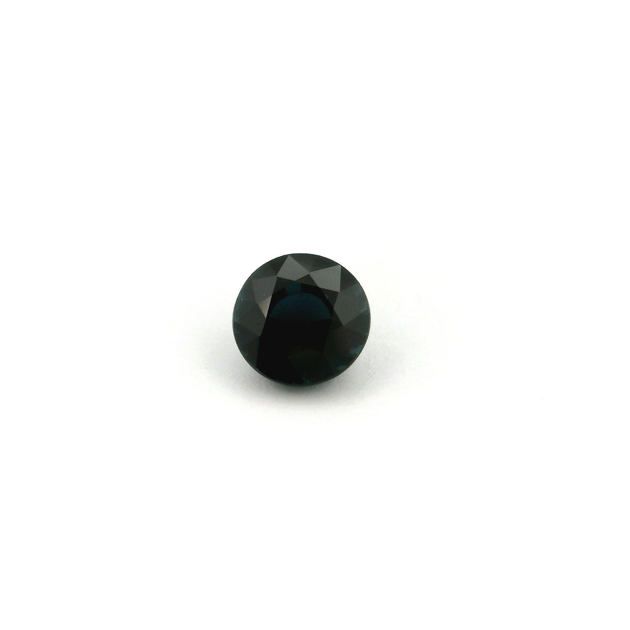 0.97 ct Round Blue Natural Sapphire
