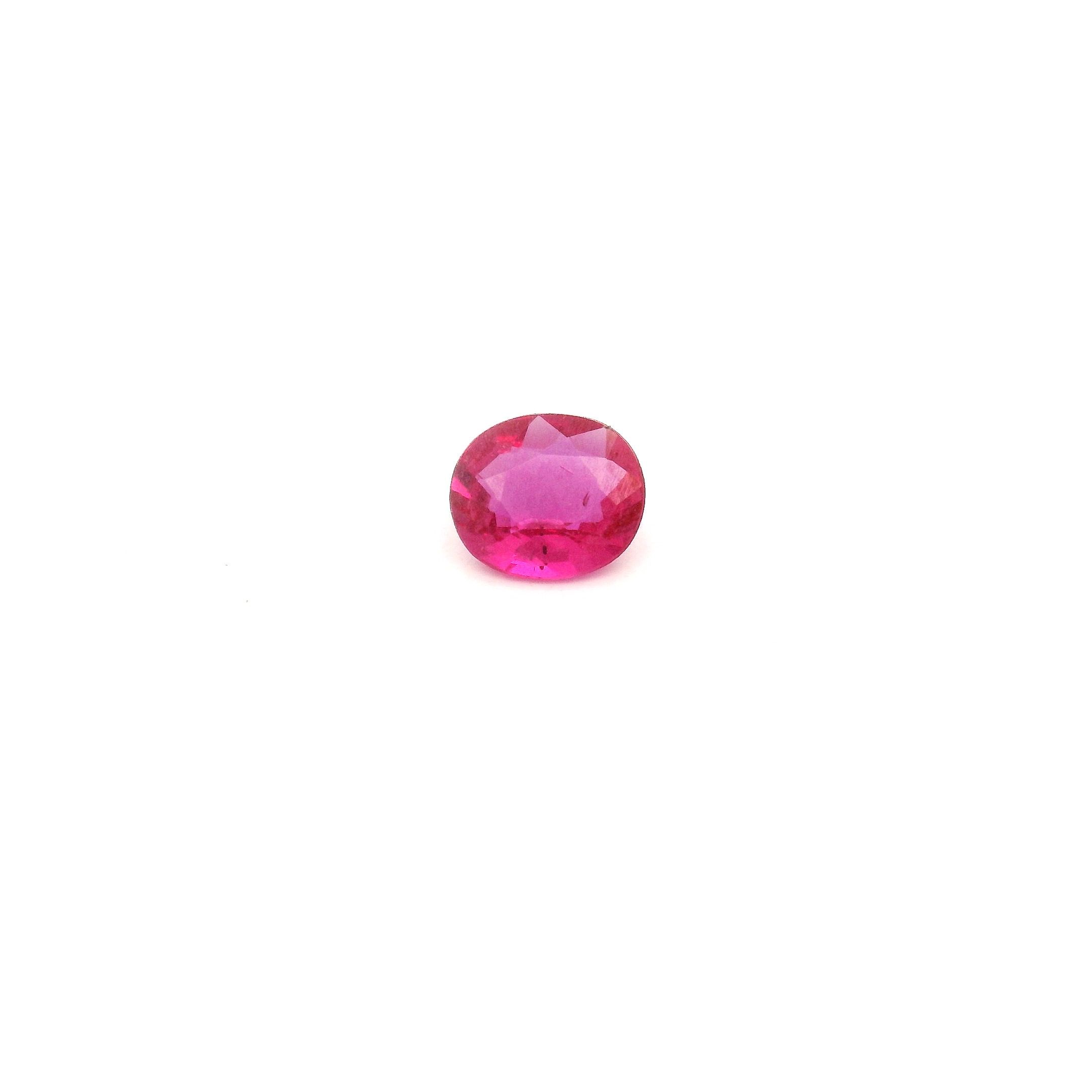 0.29 ct Oval Red Natural Ruby