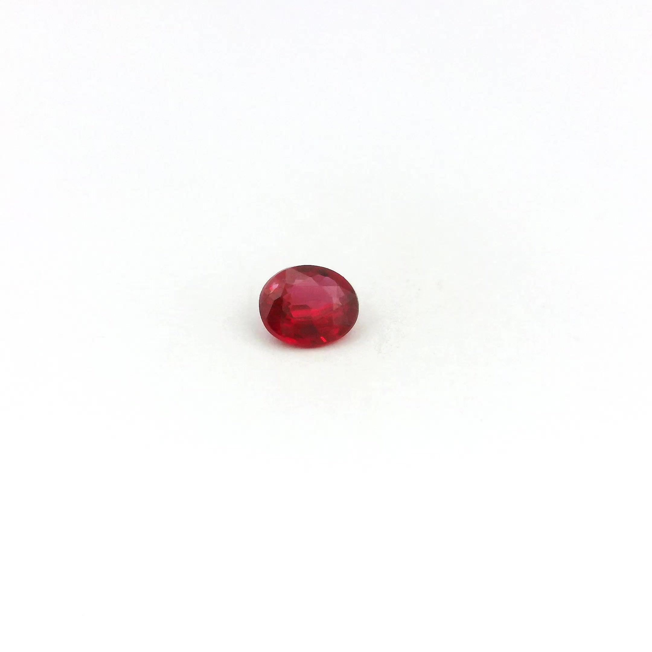 0.24 ct Oval Red Natural Ruby