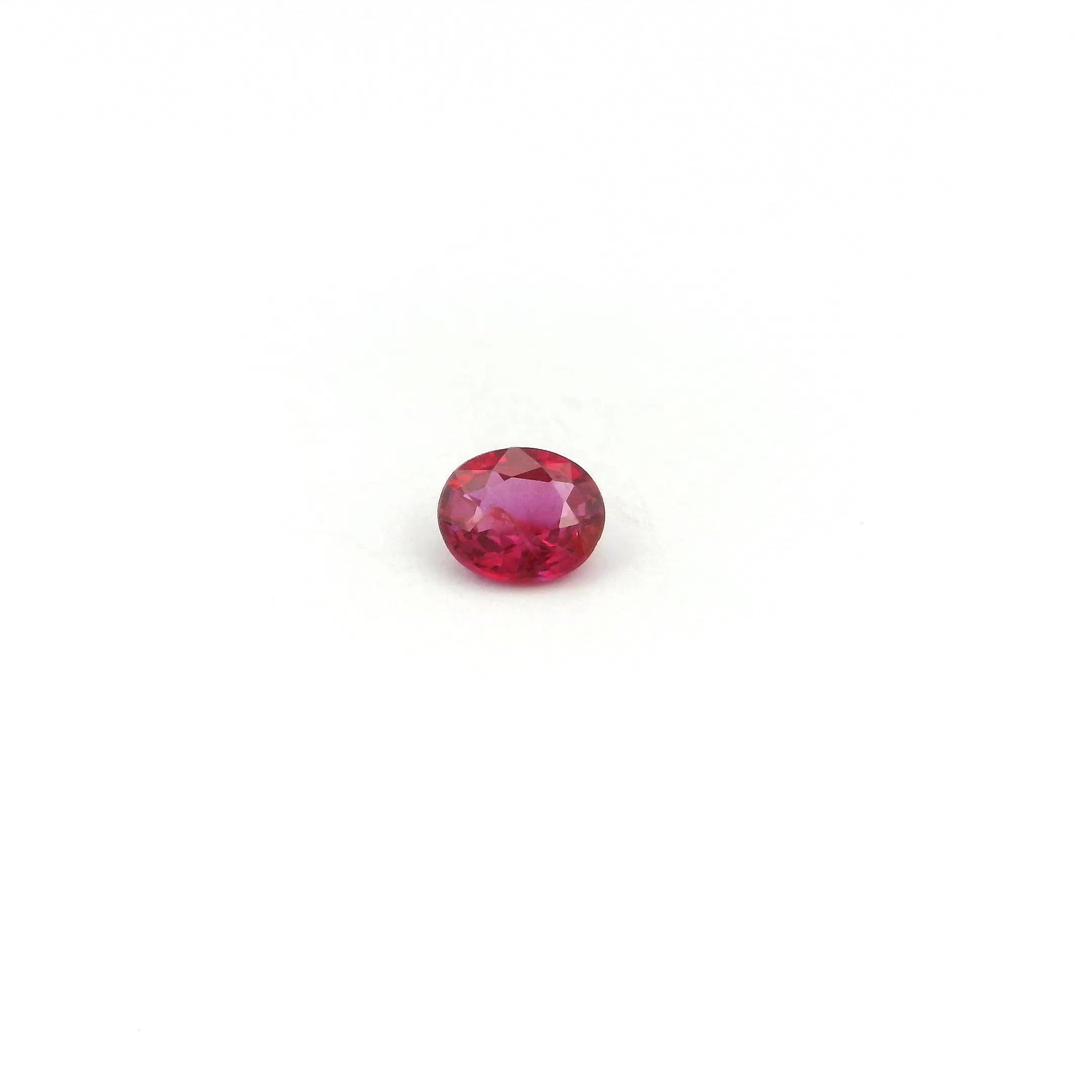 0.21 ct Oval Red Natural Ruby