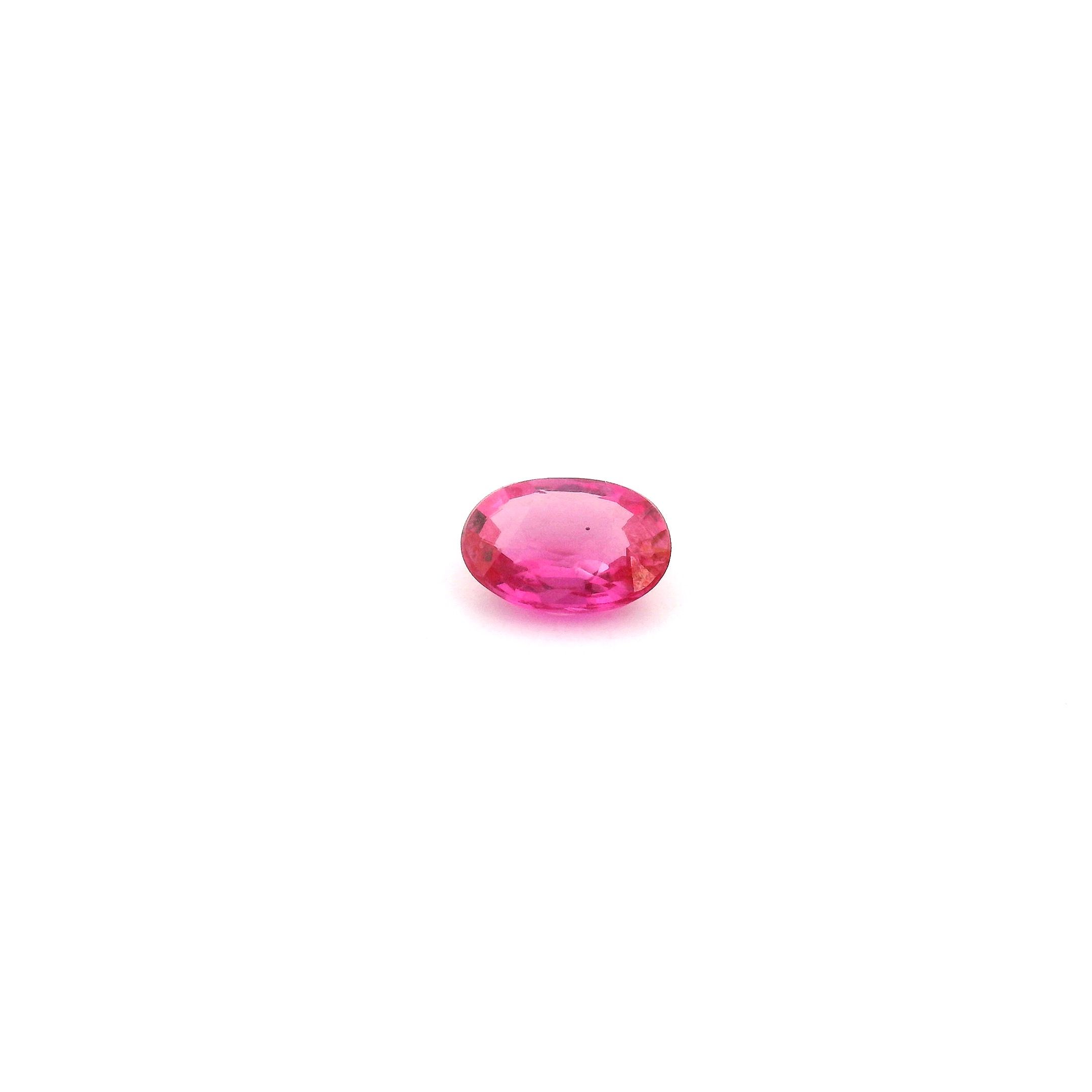 0.30 ct Oval Red Natural Ruby