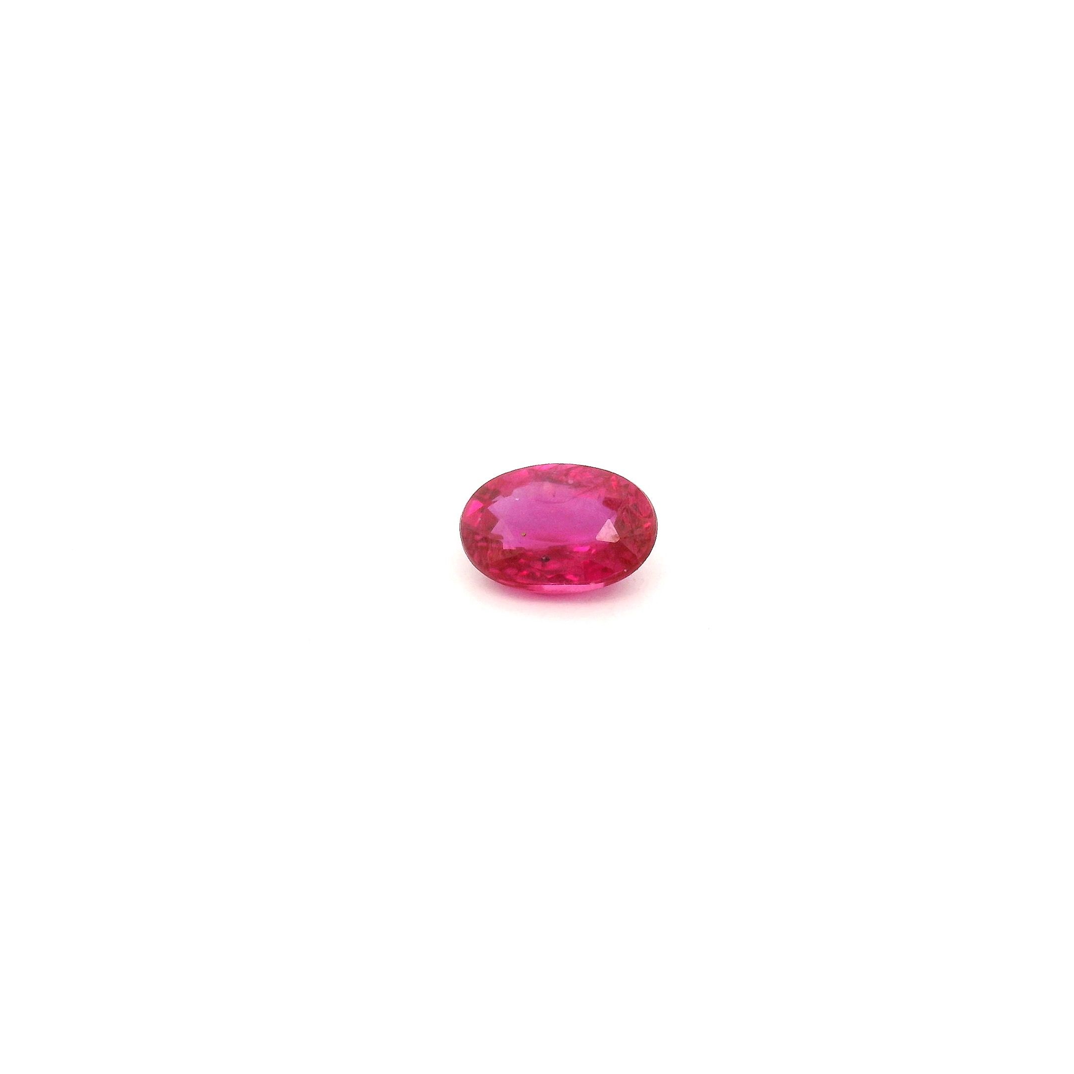 0.29 ct Oval Red Natural Ruby
