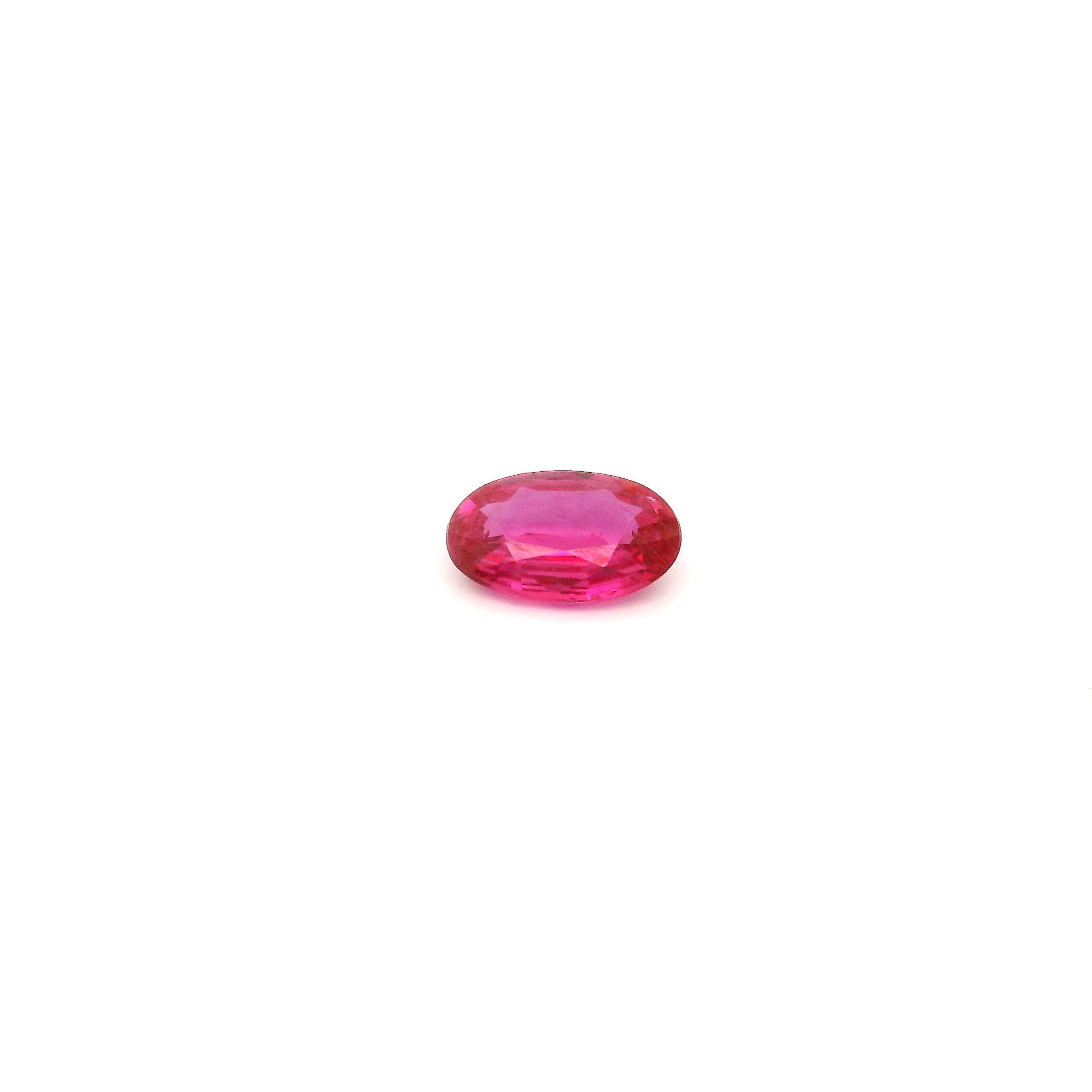 0.32 ct Oval Red Natural Ruby