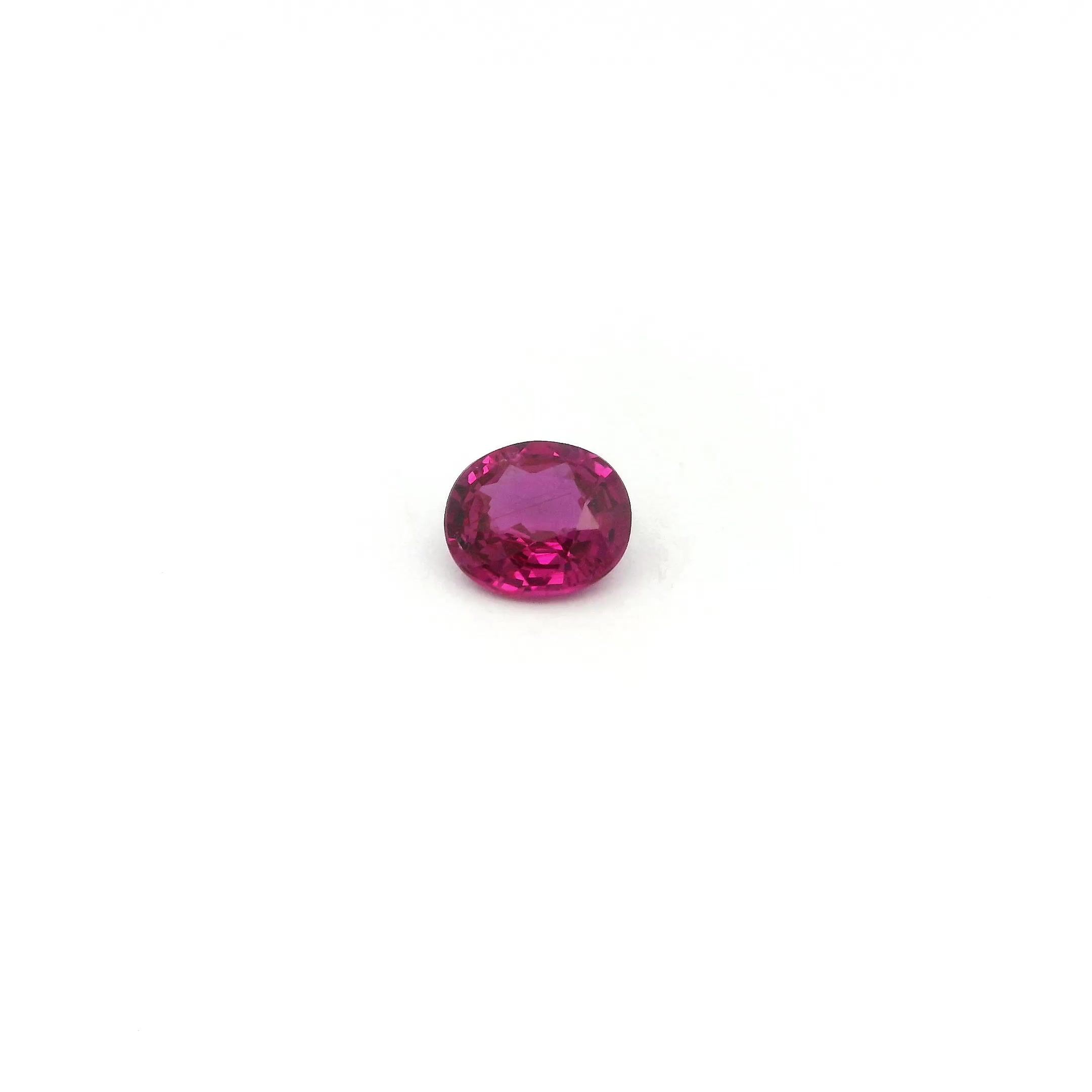 0.33 ct Oval Red Natural Ruby