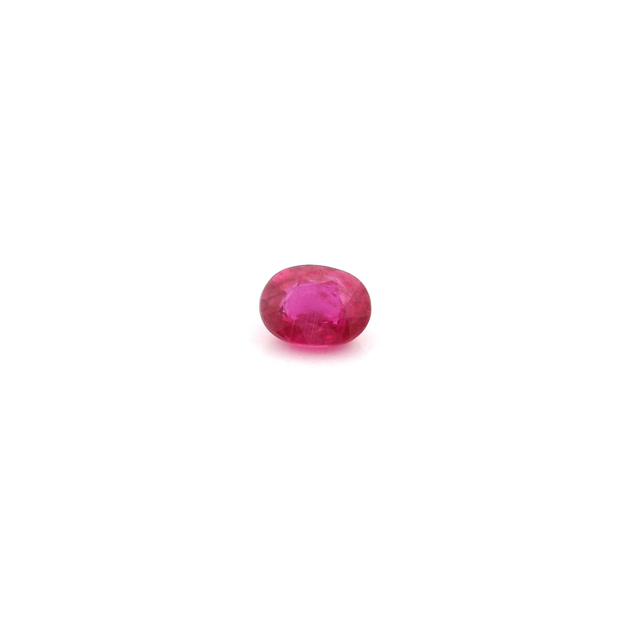 0.36 ct Oval Red Natural Ruby