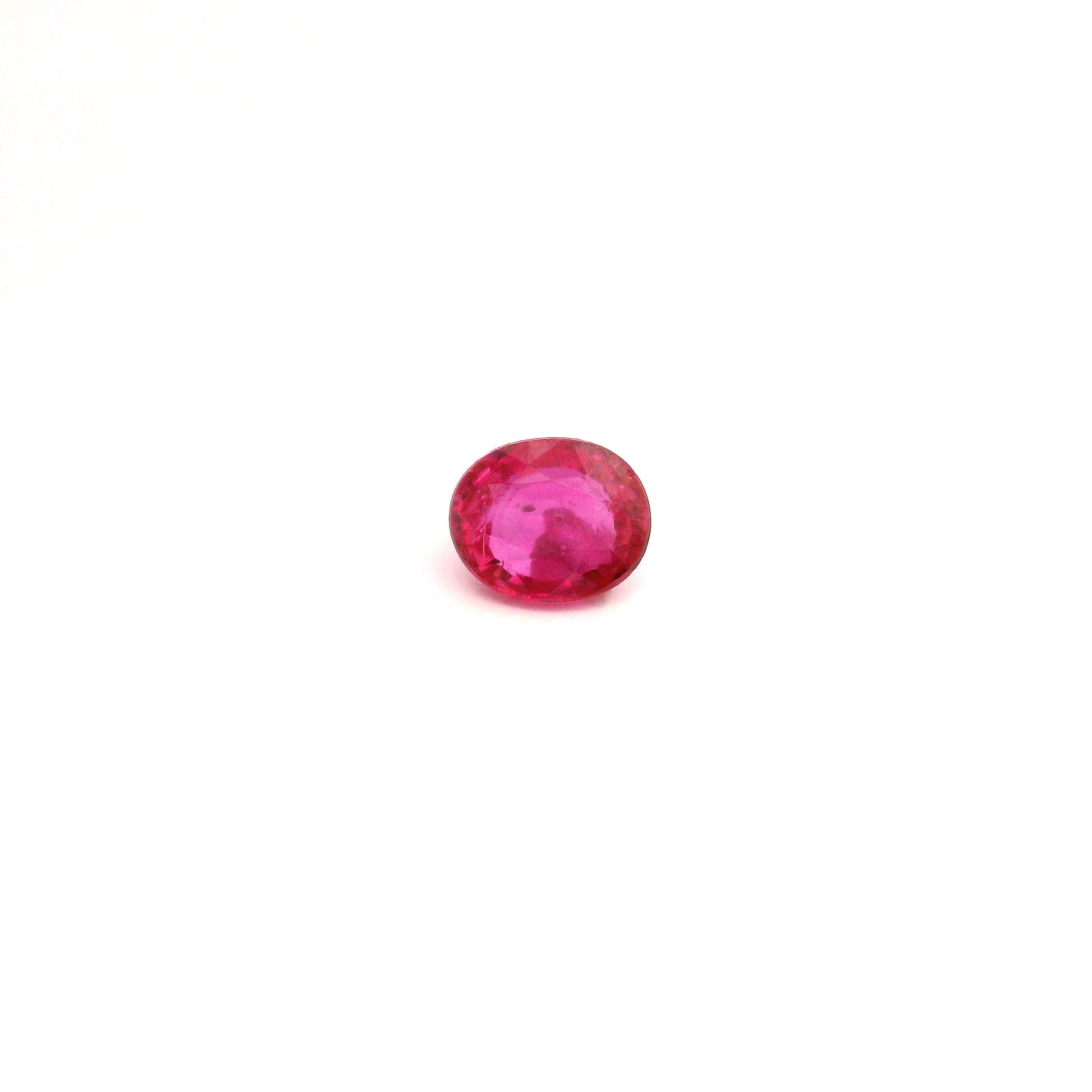 0.38 ct Oval Red Natural Ruby