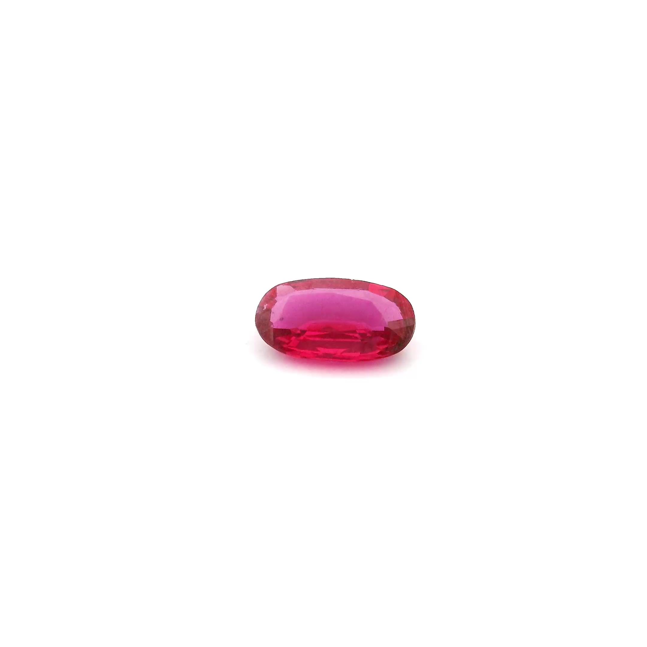 0.41 ct Oval Red Natural Ruby
