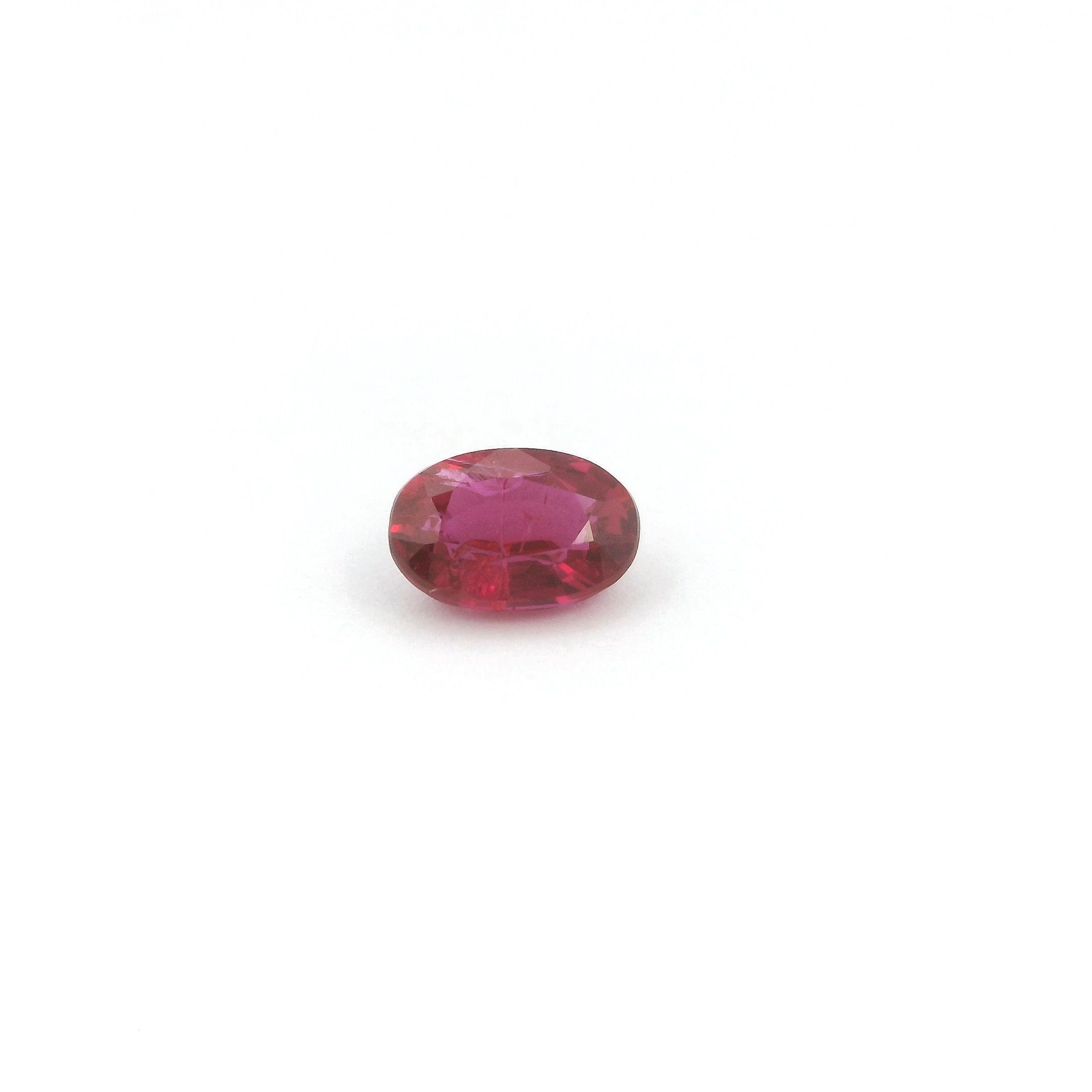 0.60 ct Oval Red Natural Ruby