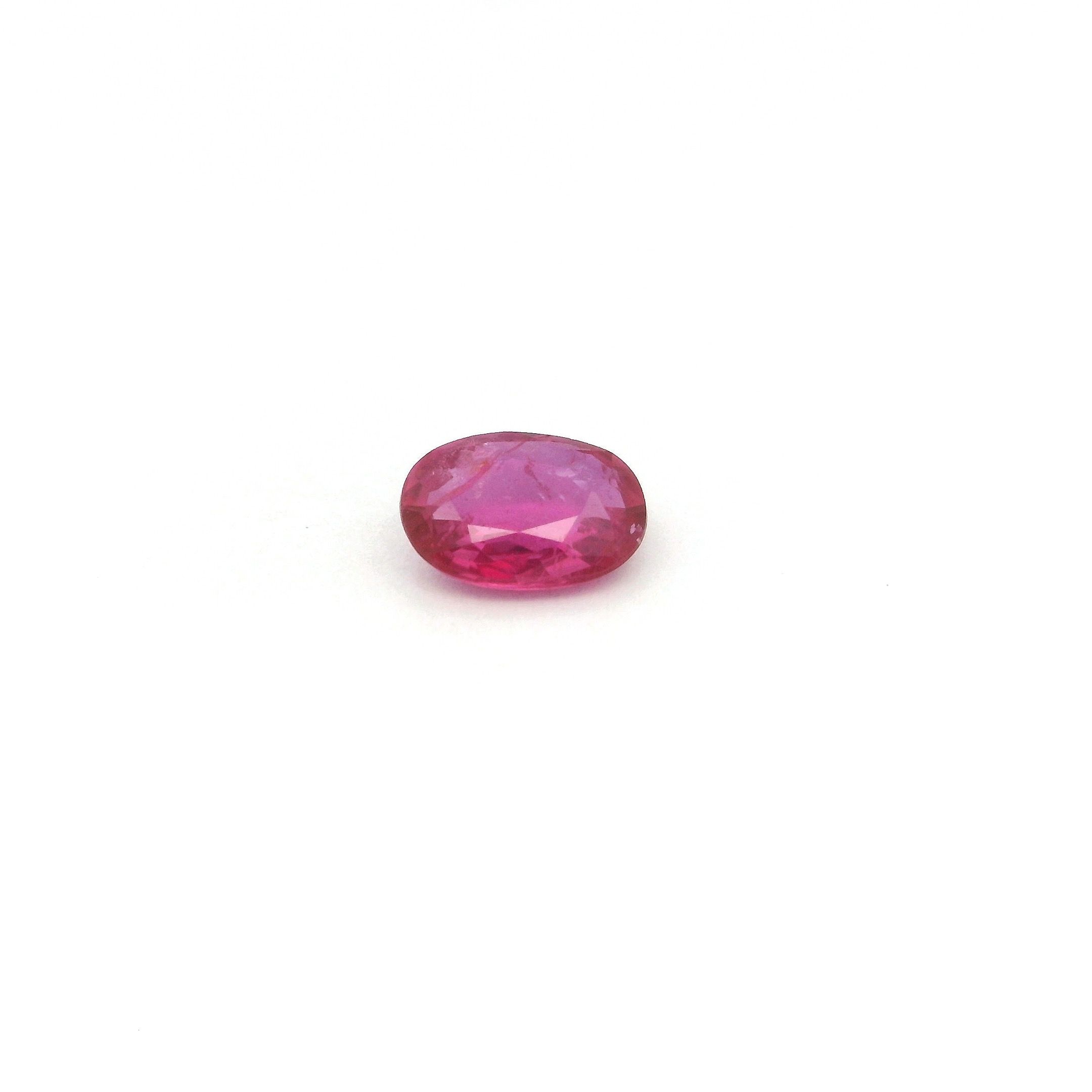 0.57 ct Oval Red Natural Ruby