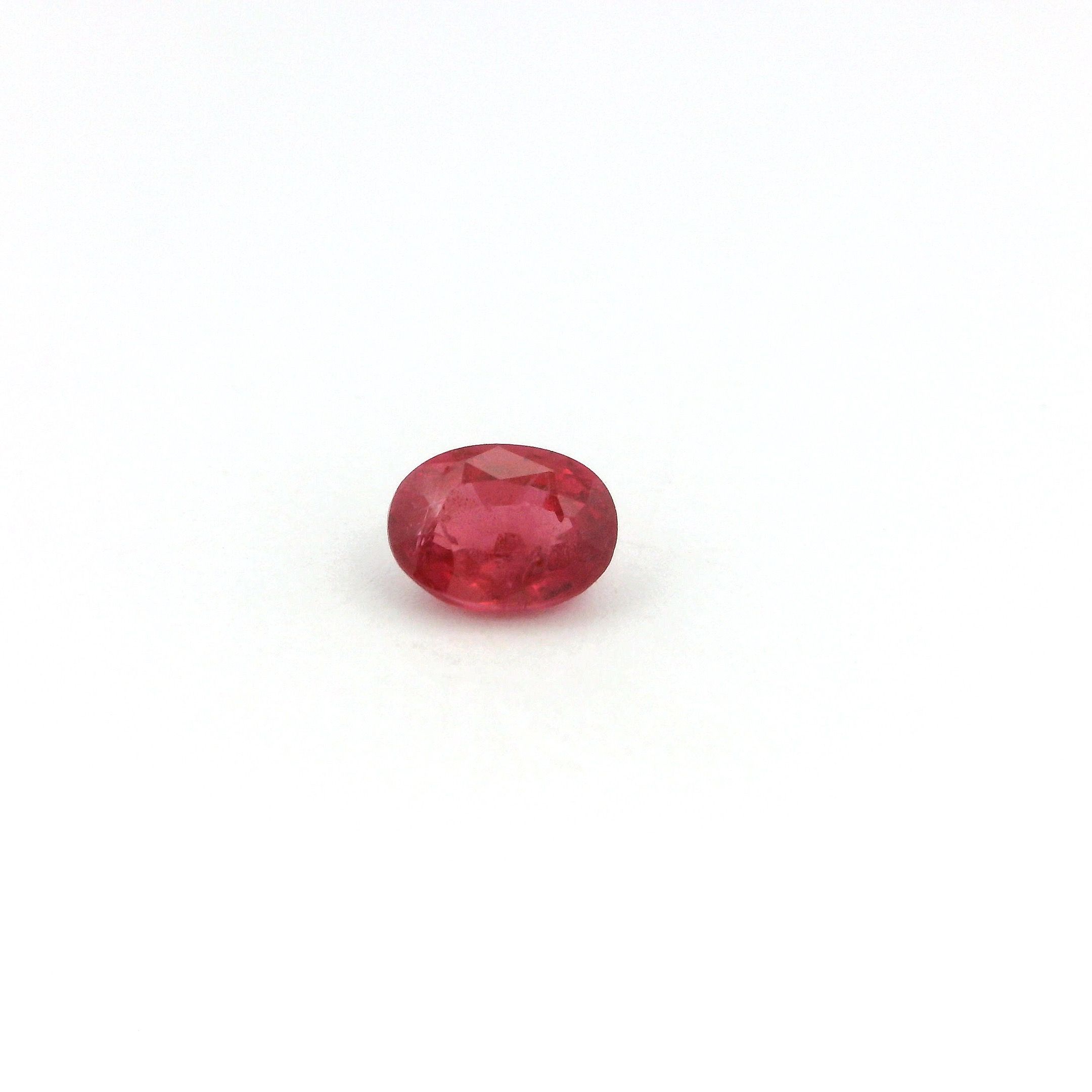 0.55 ct Oval Red Natural Ruby