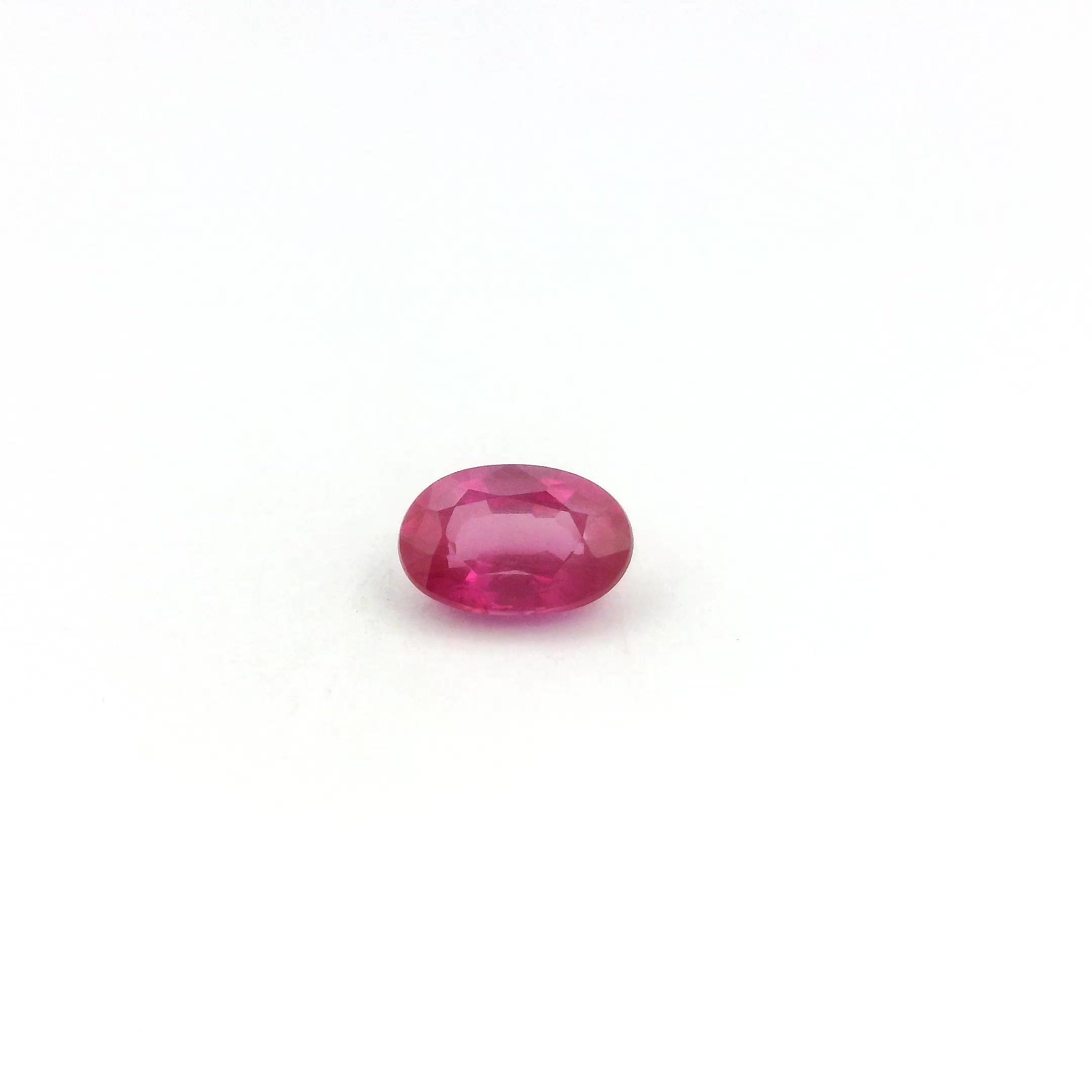 0.54 ct Oval Red Natural Ruby