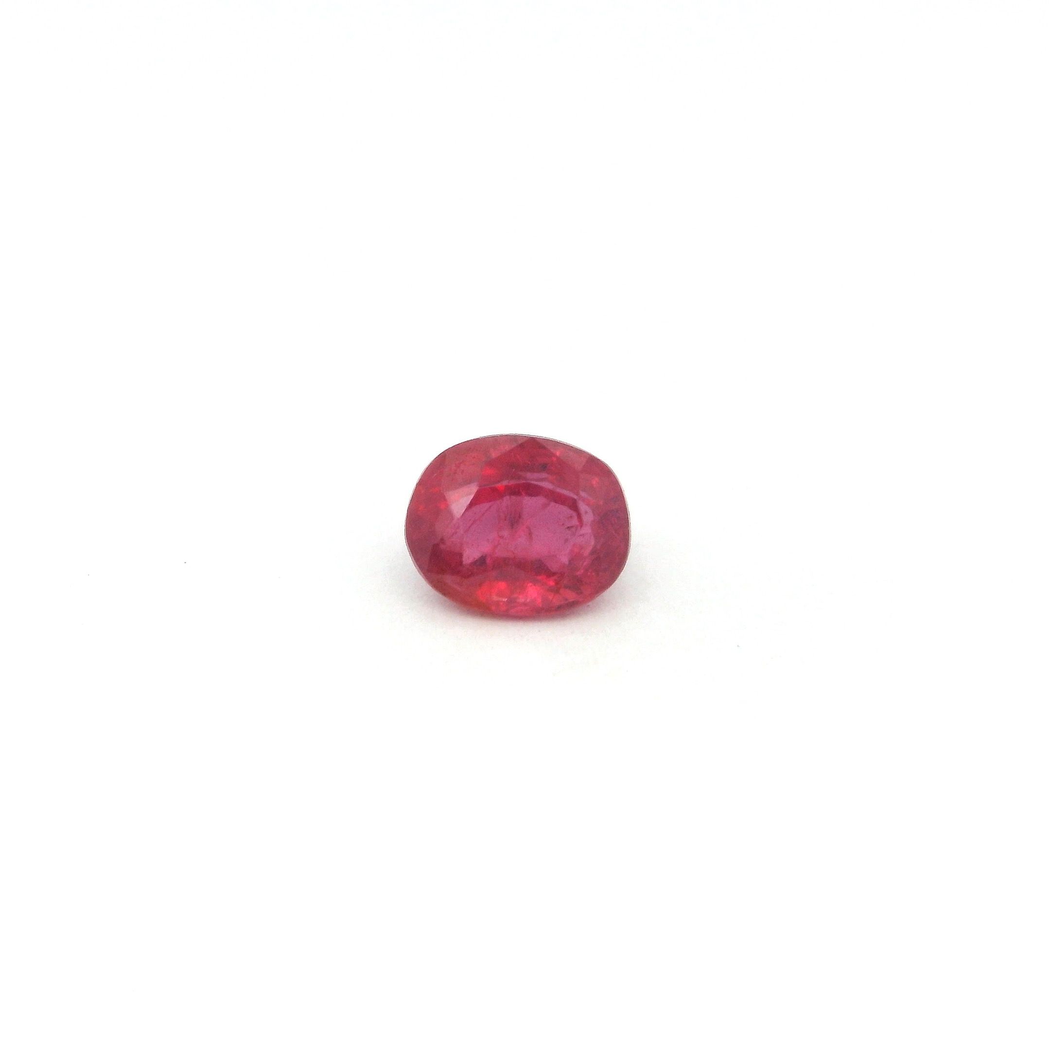 0.74 ct Oval Red Natural Ruby