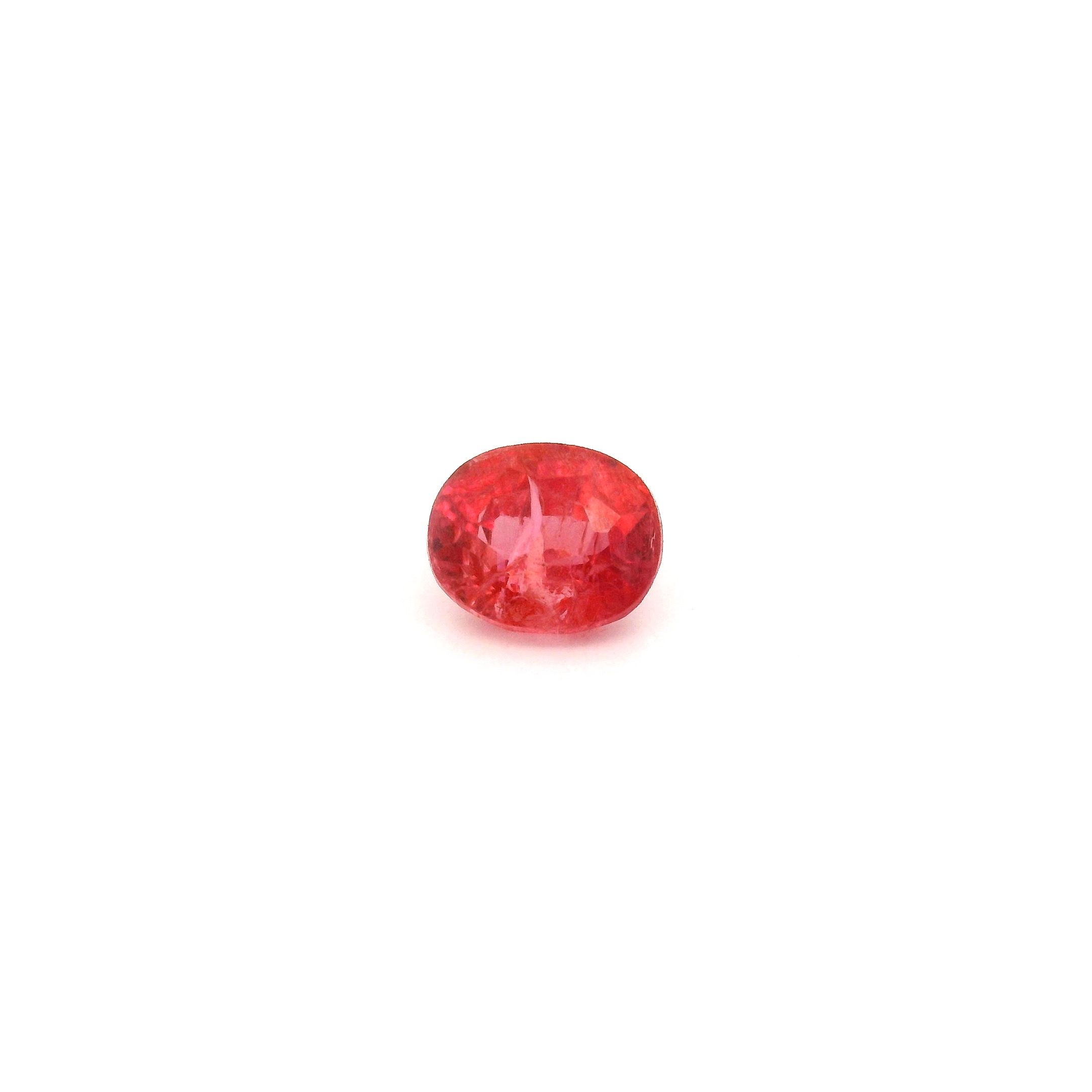 0.72 ct Oval Red Natural Ruby
