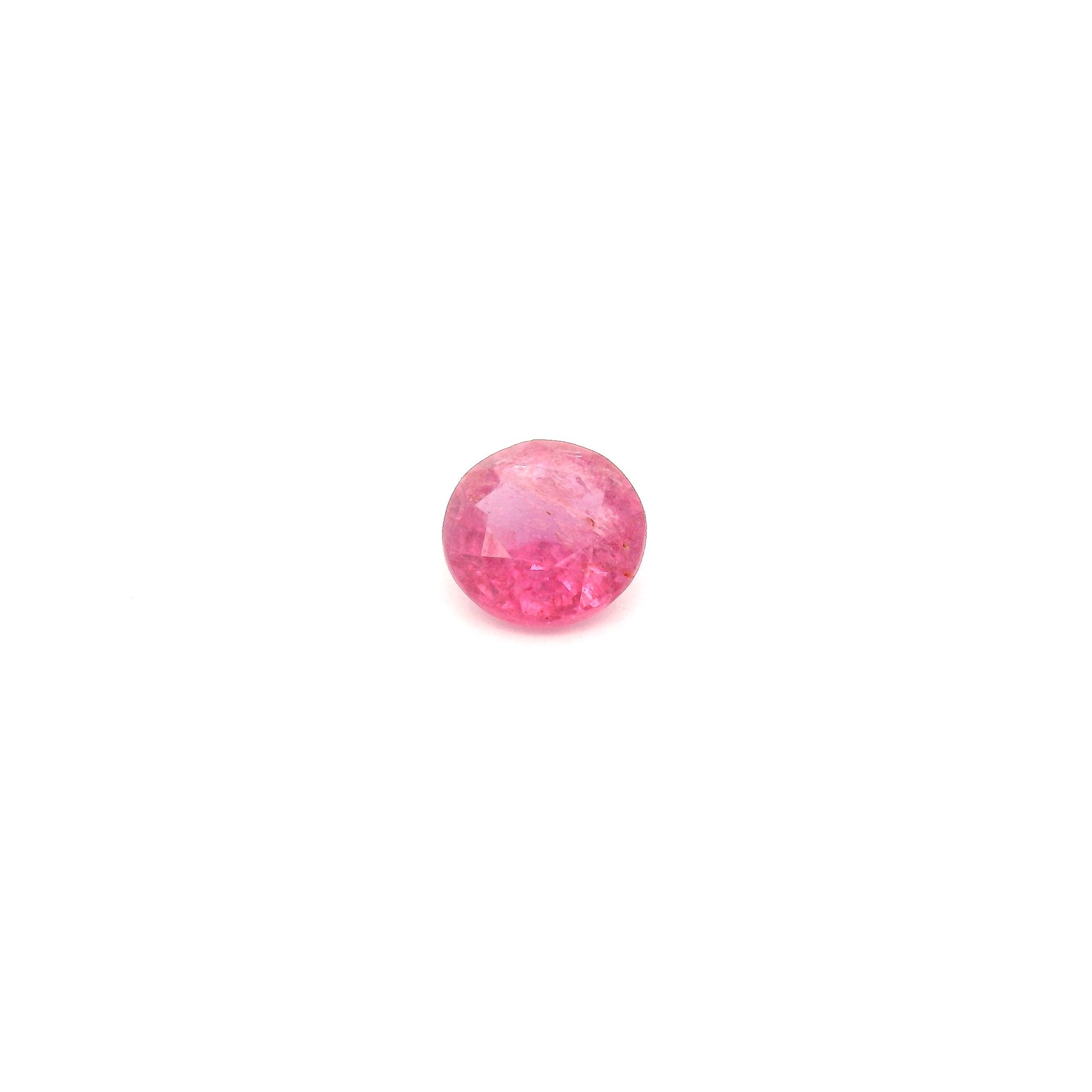 0.45 ct Round Red Natural Ruby