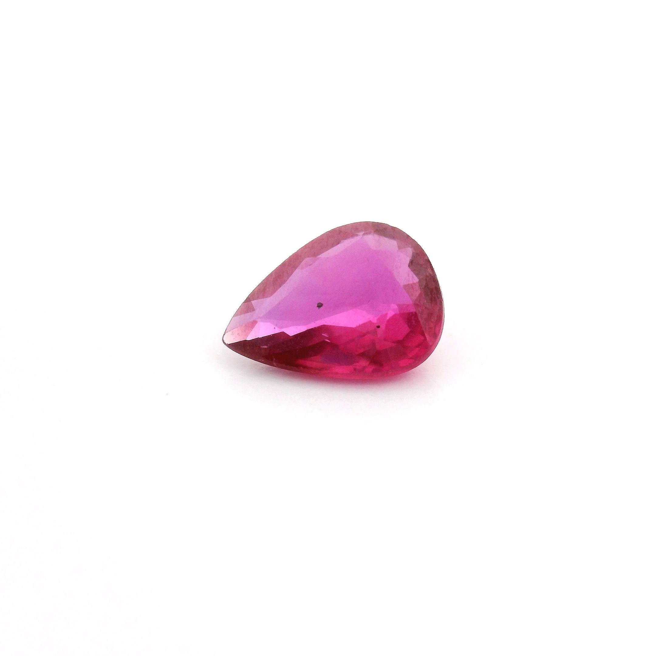 0.93 ct Pear Red Natural Ruby