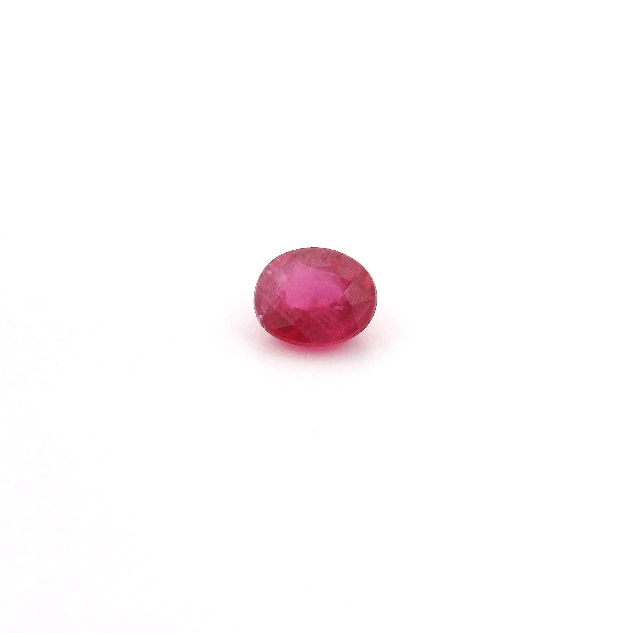 0.48 ct Oval Red Natural Ruby