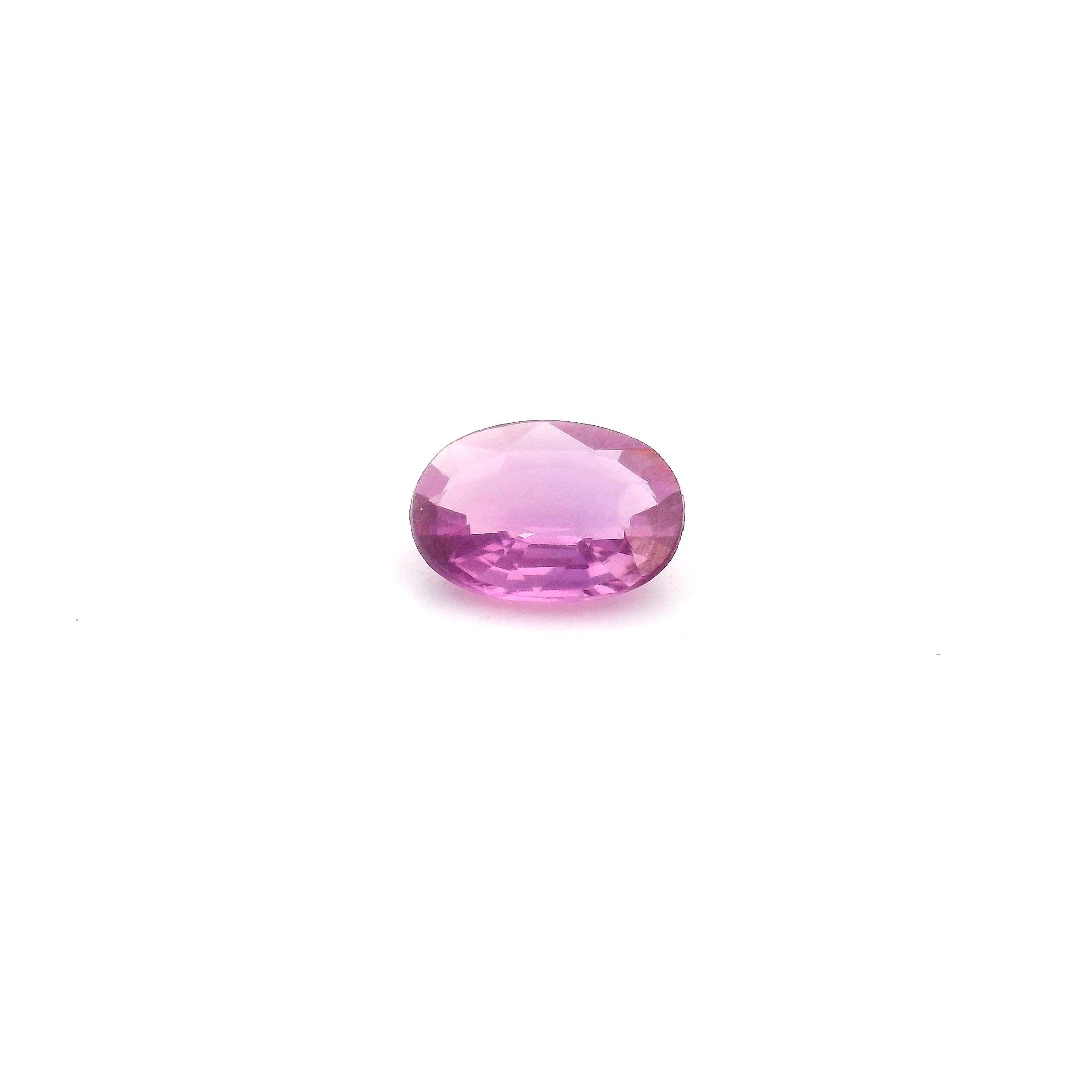 0.59 ct Oval Red Natural Ruby