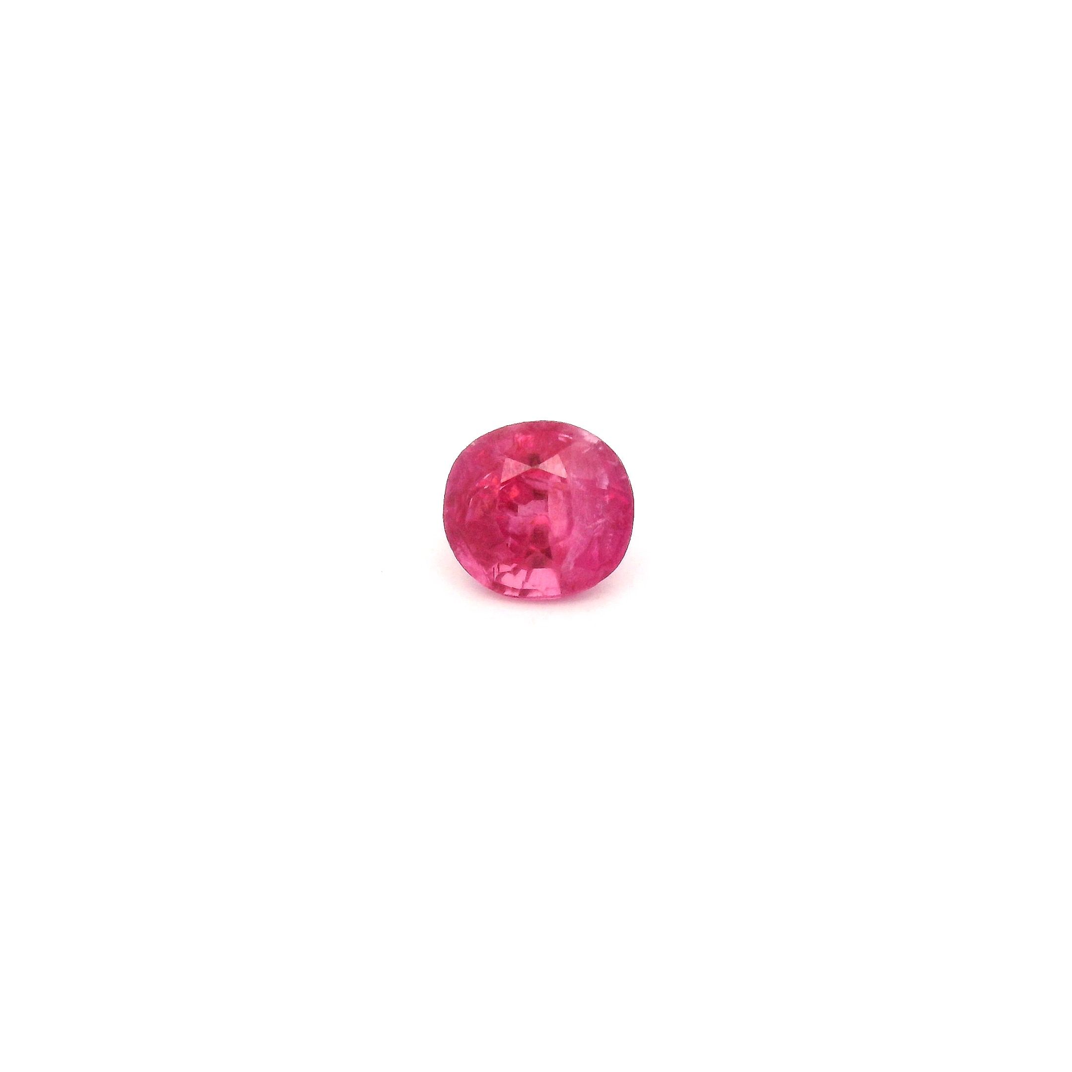 0.47 ct Cushion Red Natural Ruby