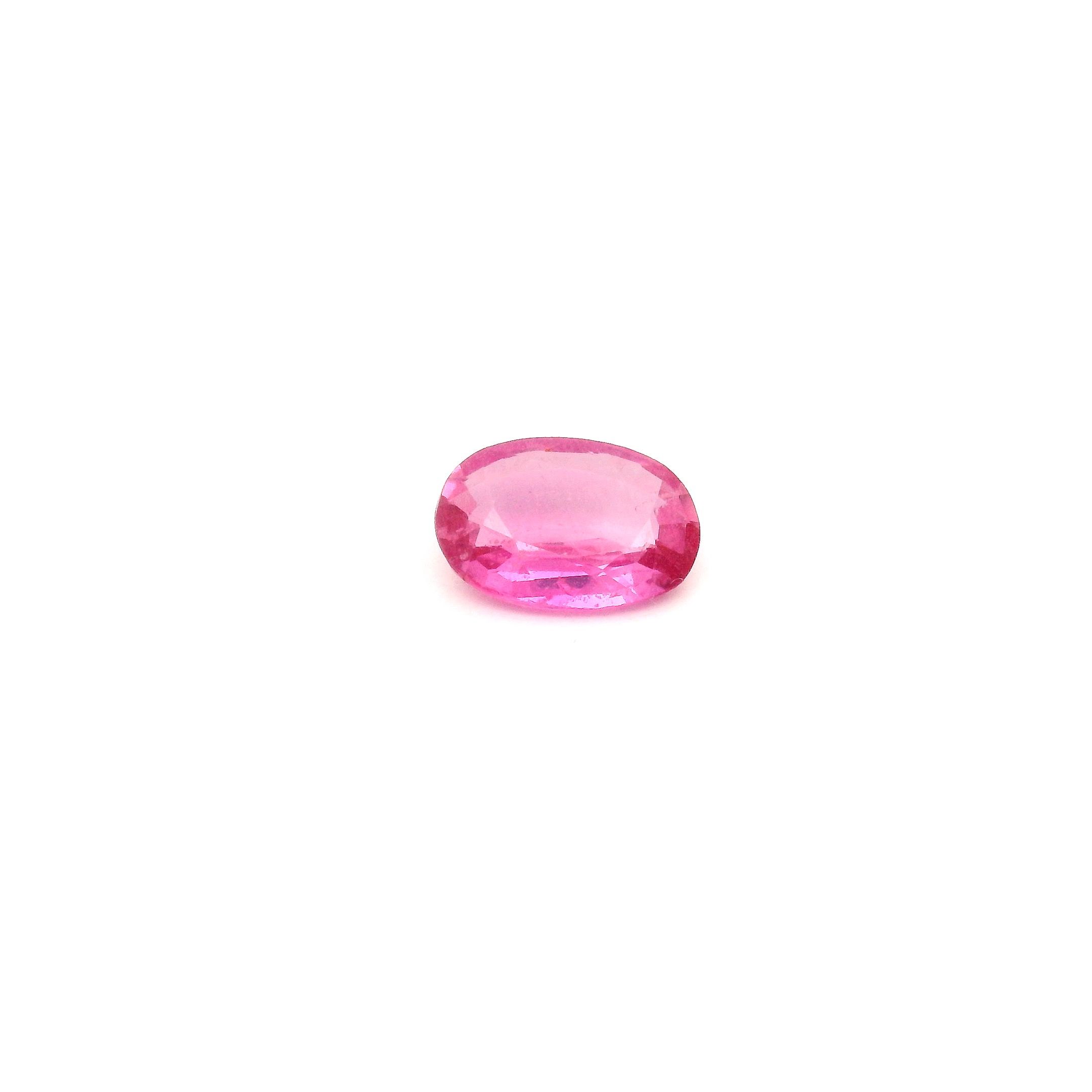 0.52 ct Oval Red Natural Ruby
