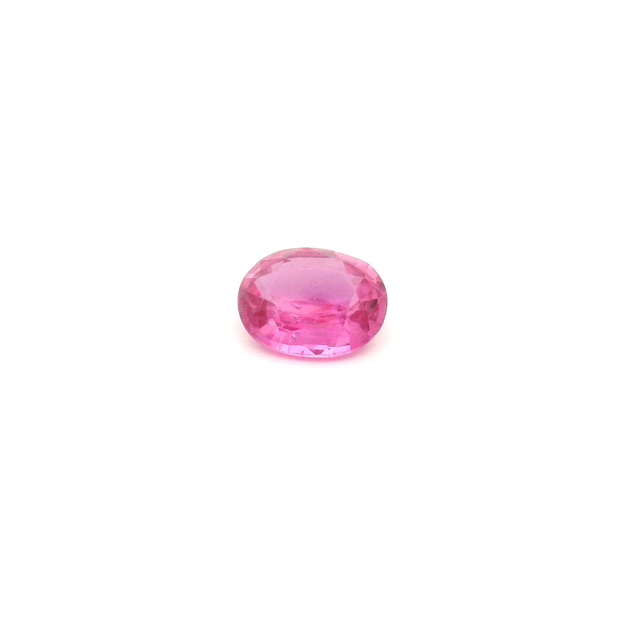 0.65 ct Oval Red Natural Ruby
