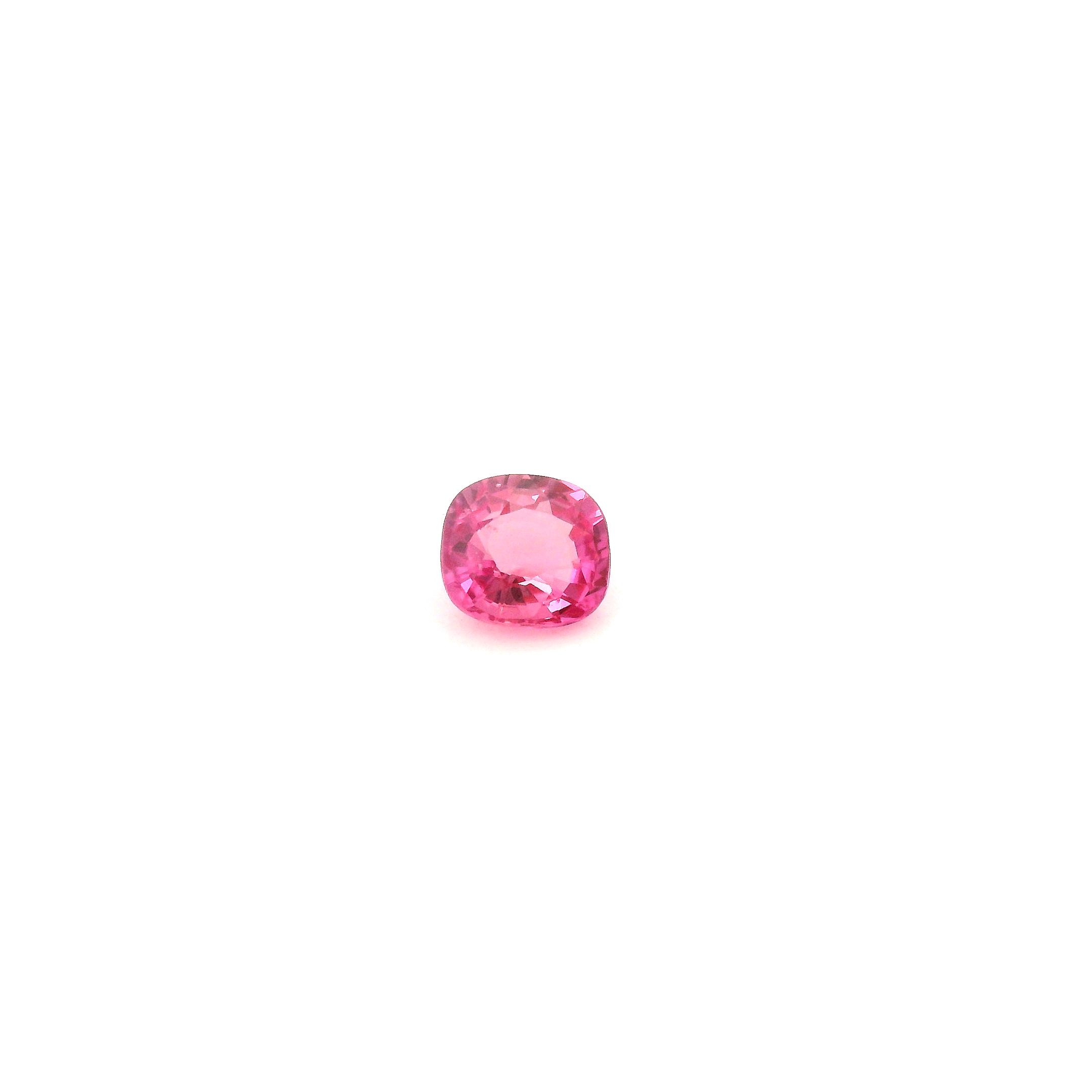 0.45 ct Cushion Red Natural Ruby