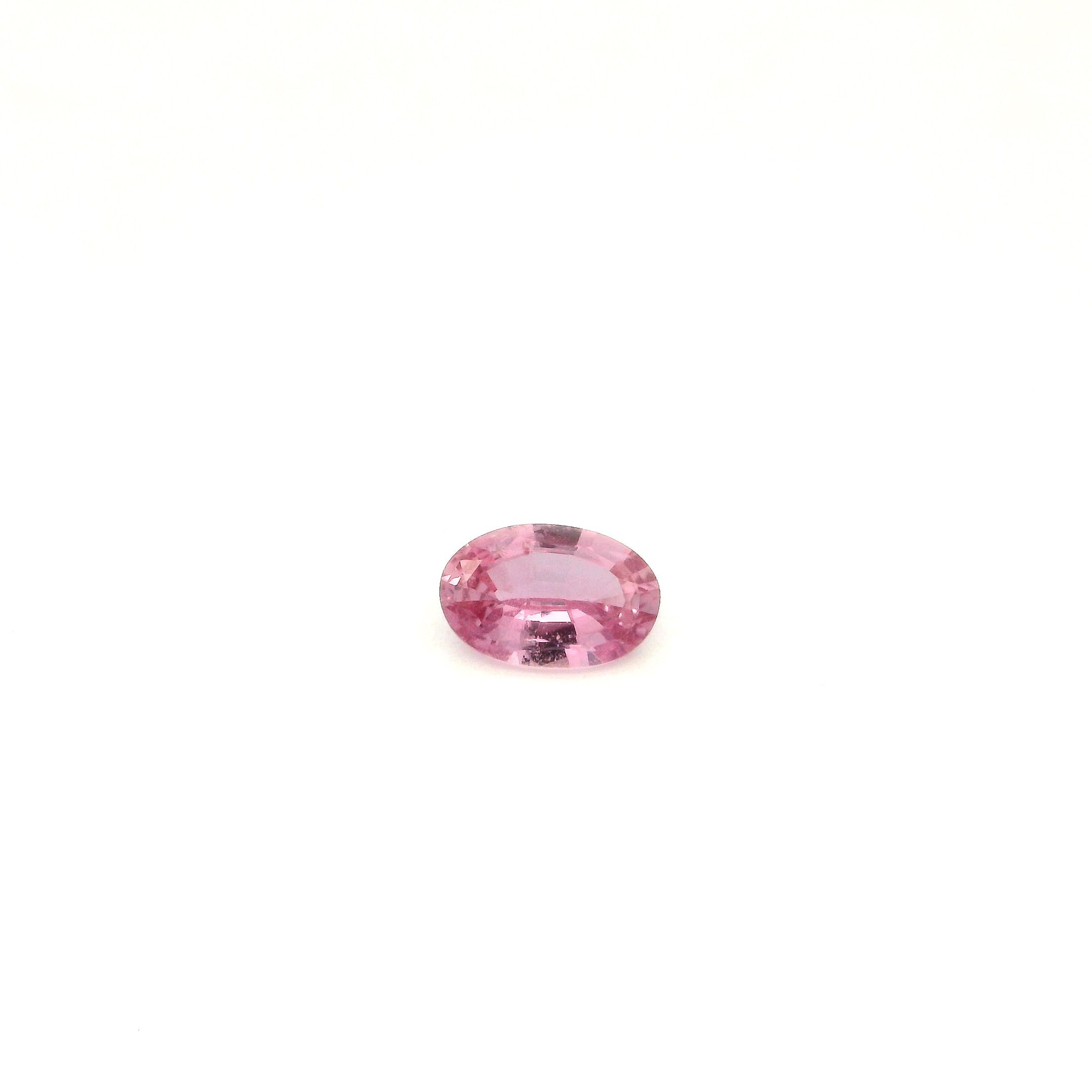 0.47 ct Oval Pink Natural Sapphire