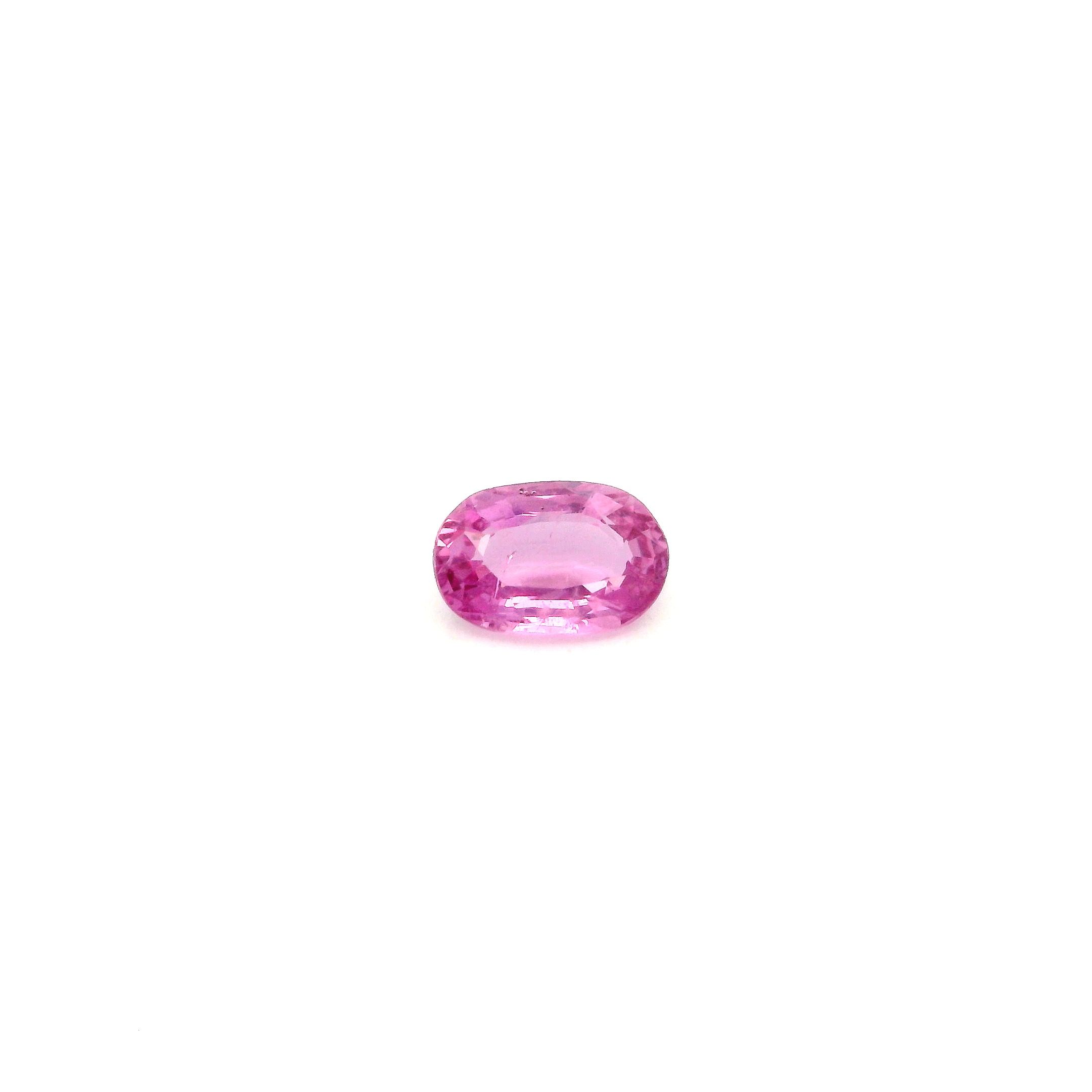 0.60 ct Oval Pink Natural Sapphire