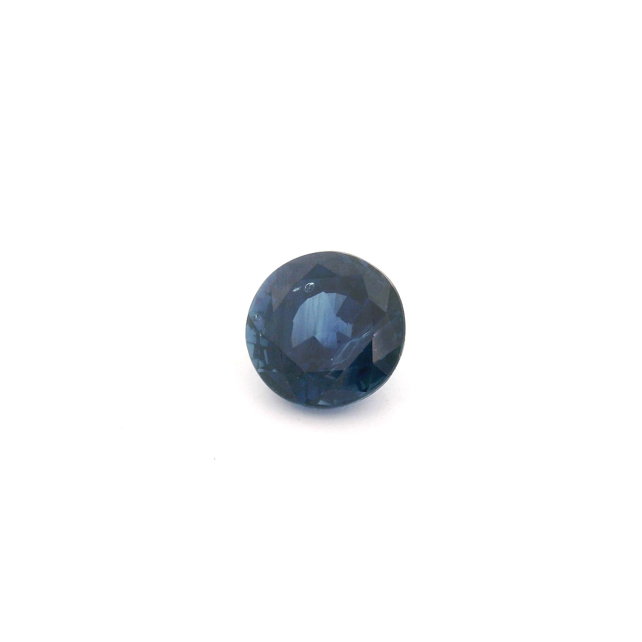 1.92 ct Round Blue Natural Sapphire