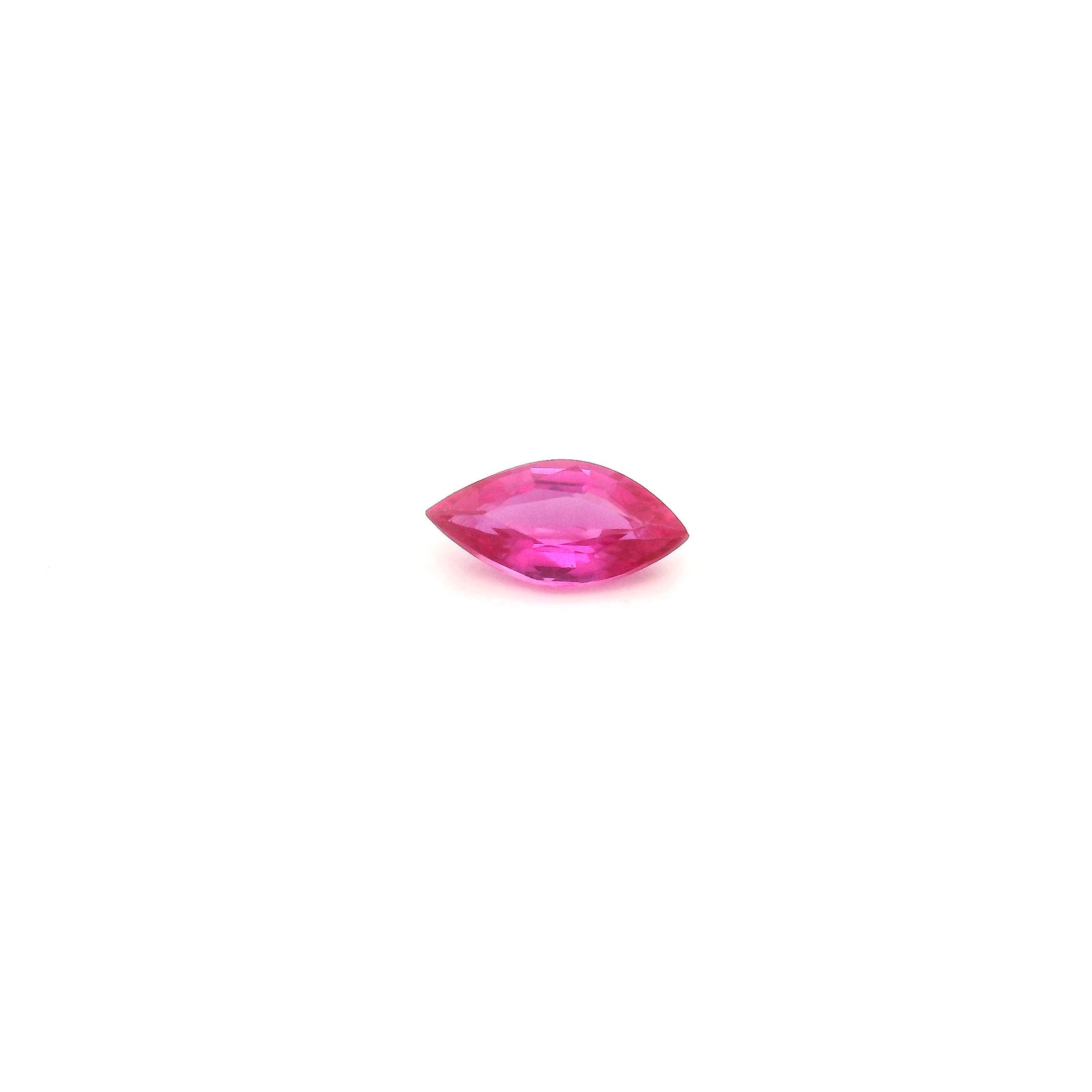 0.30 ct Marquise Red Natural Ruby