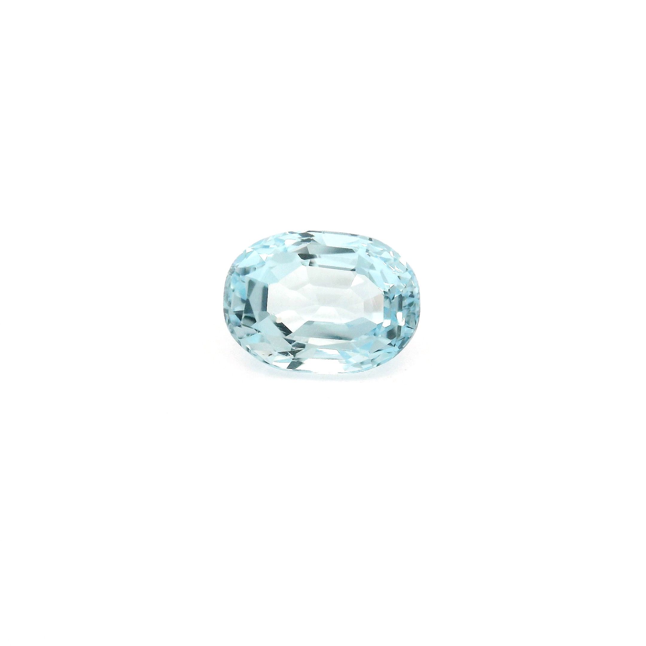 1.14 ct Oval Blue Natural Aquamarine