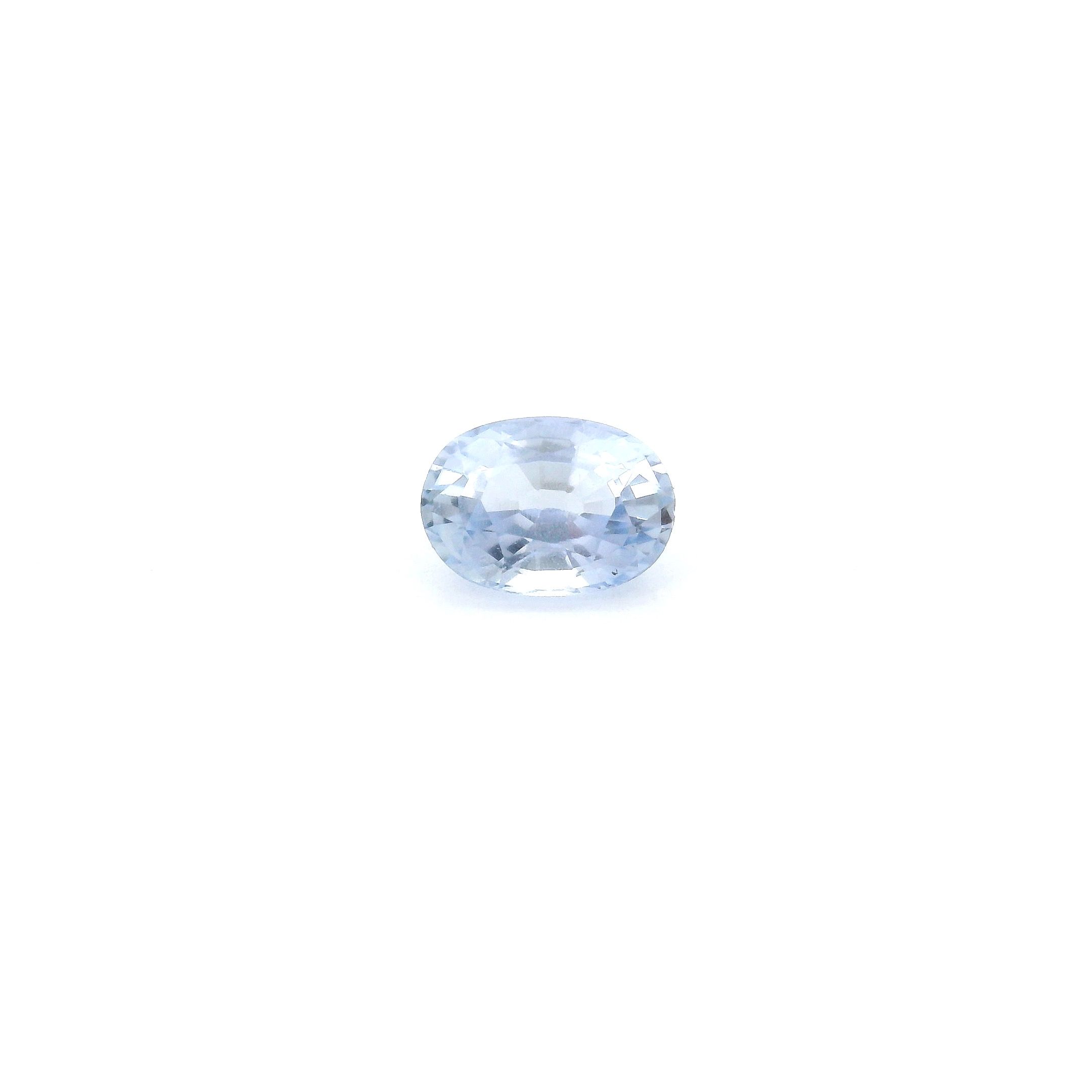 0.63 ct Oval Blue Natural Sapphire