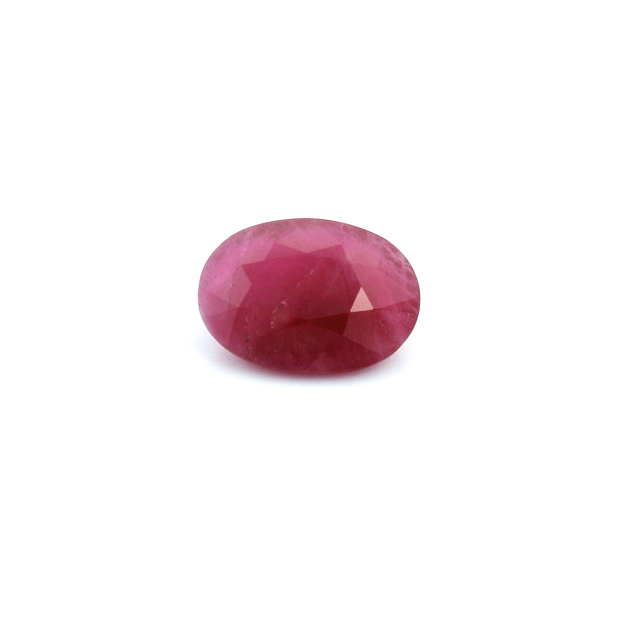 1.76 ct Oval Red Natural Ruby