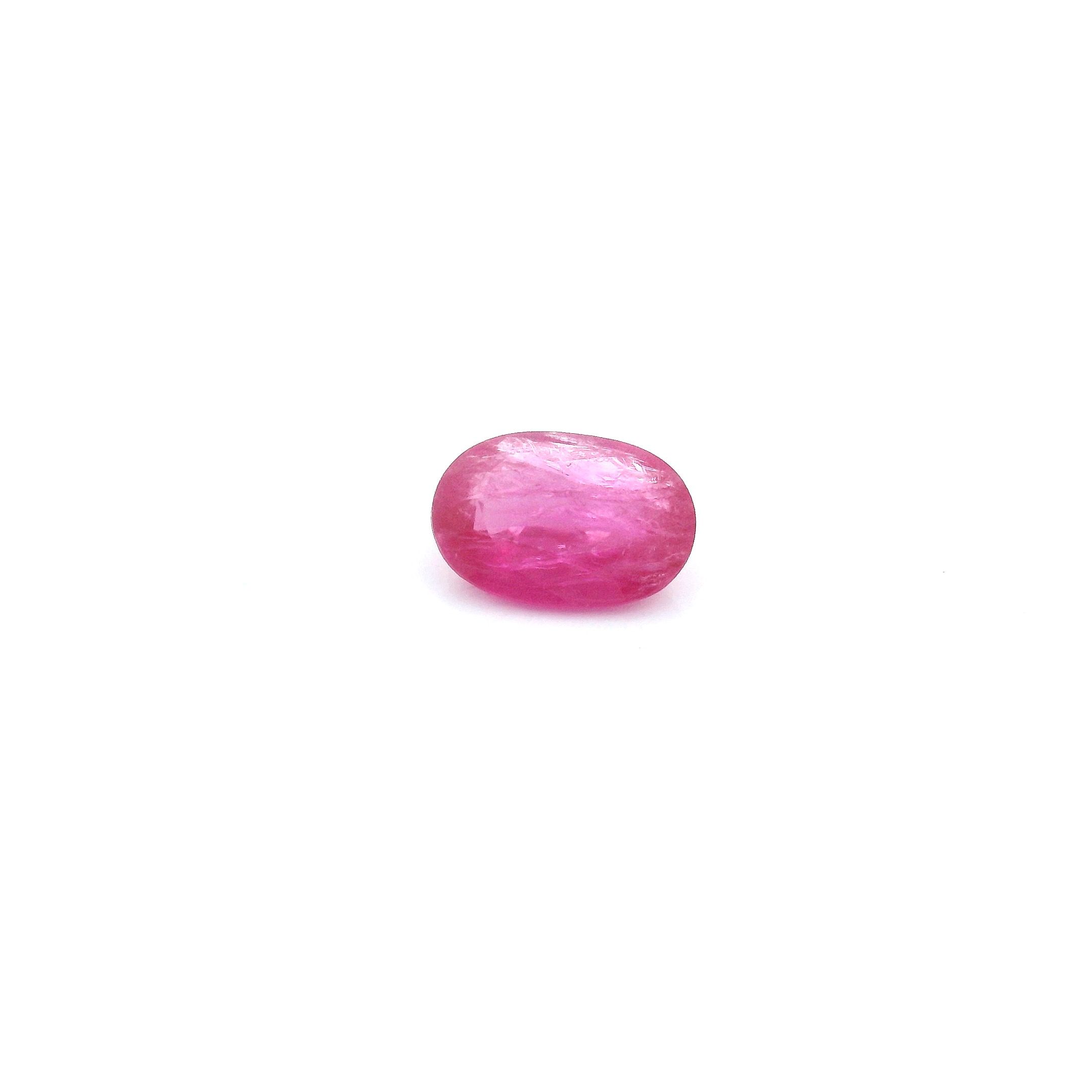 0.57 ct Oval Red Natural Ruby