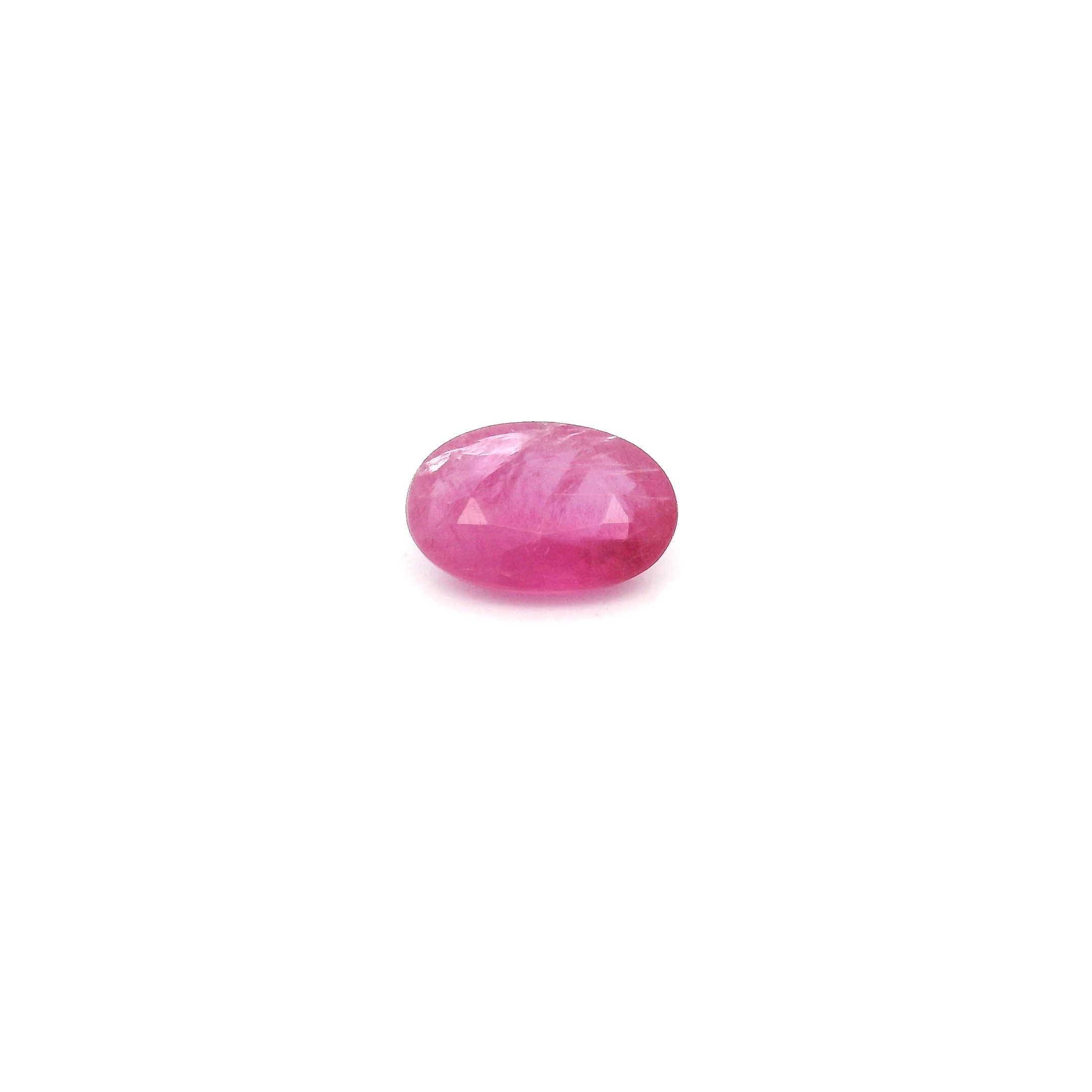 0.58 ct Oval Red Natural Ruby