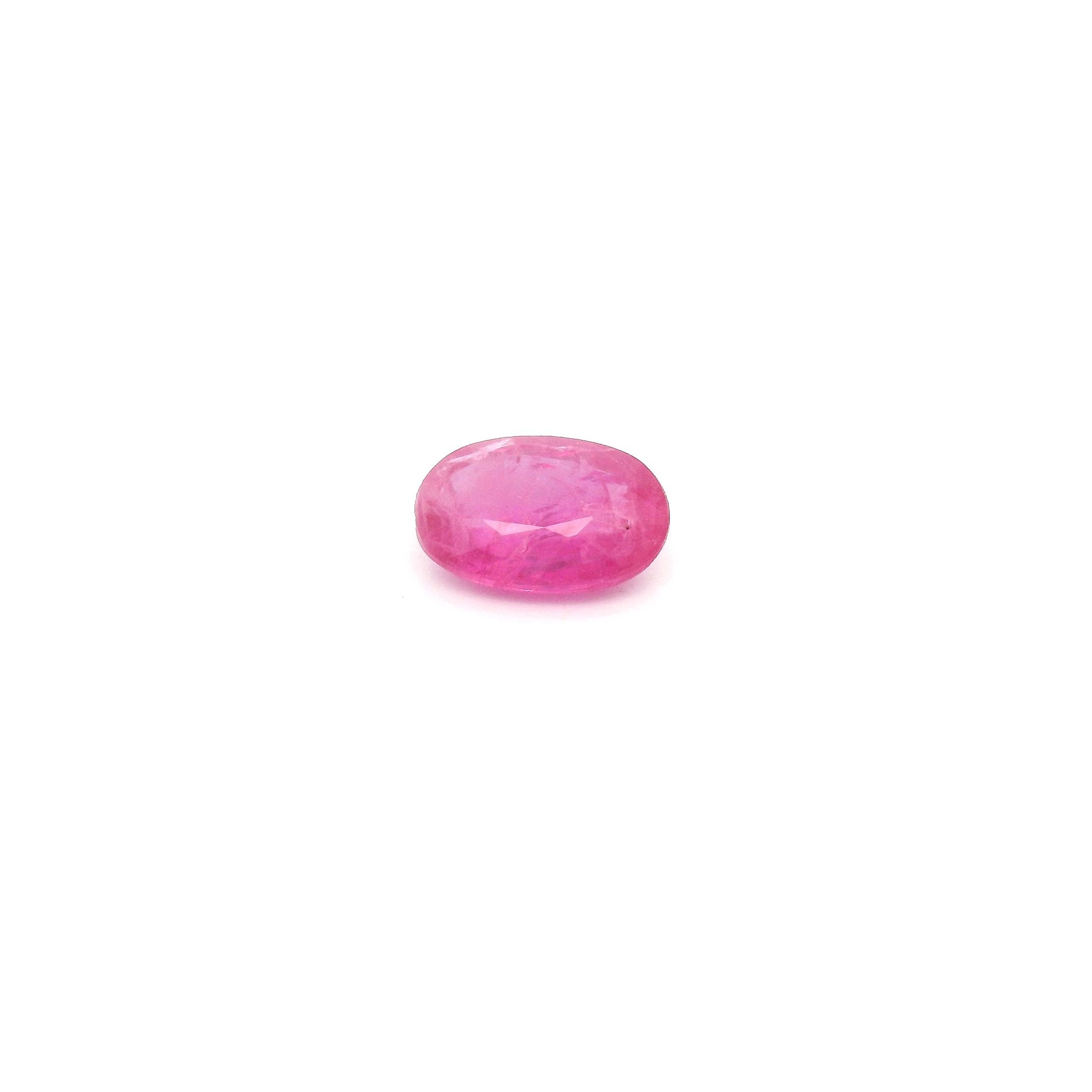 0.52 ct Oval Red Natural Ruby