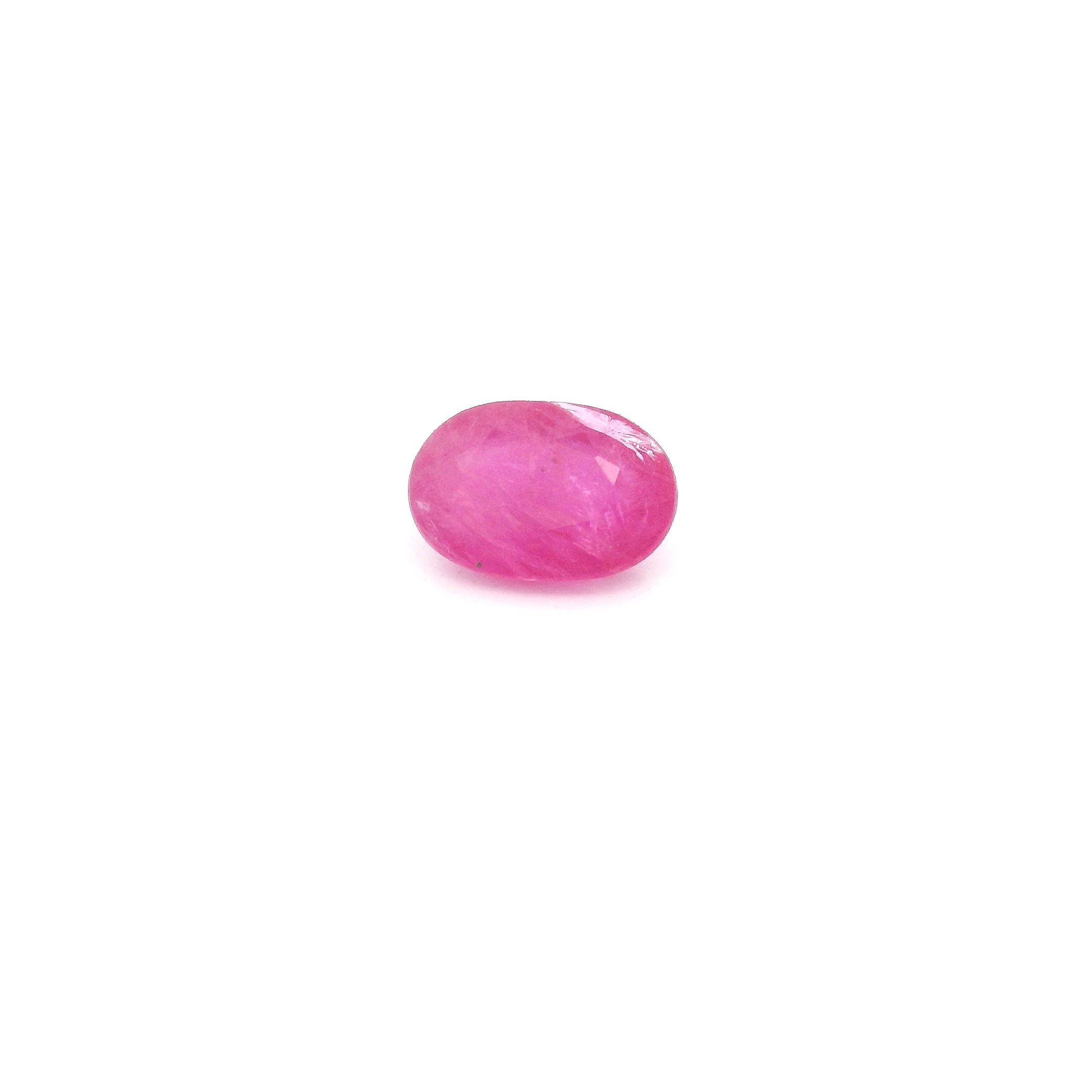 0.72 ct Oval Red Natural Ruby