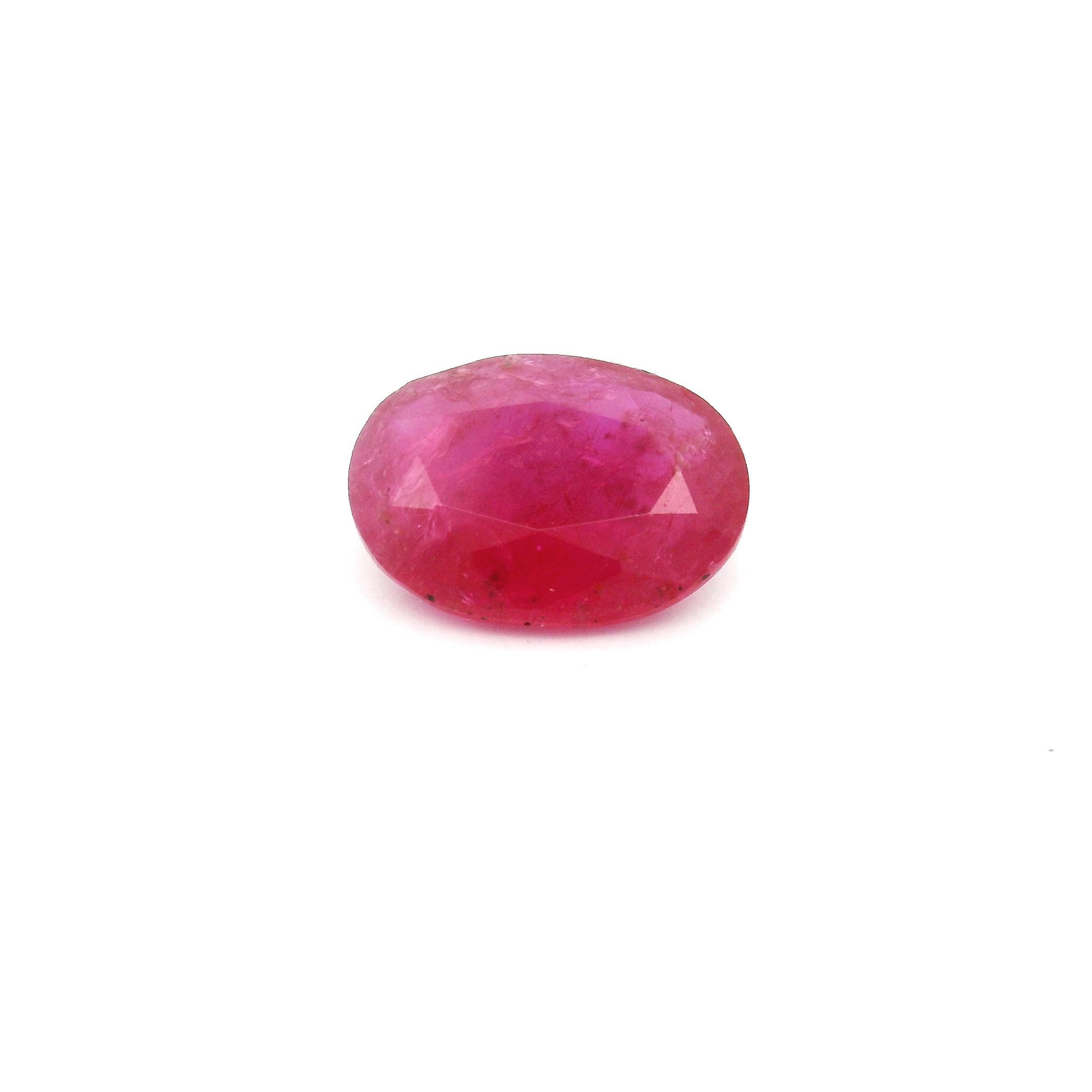 1.97 ct Oval Red Natural Ruby