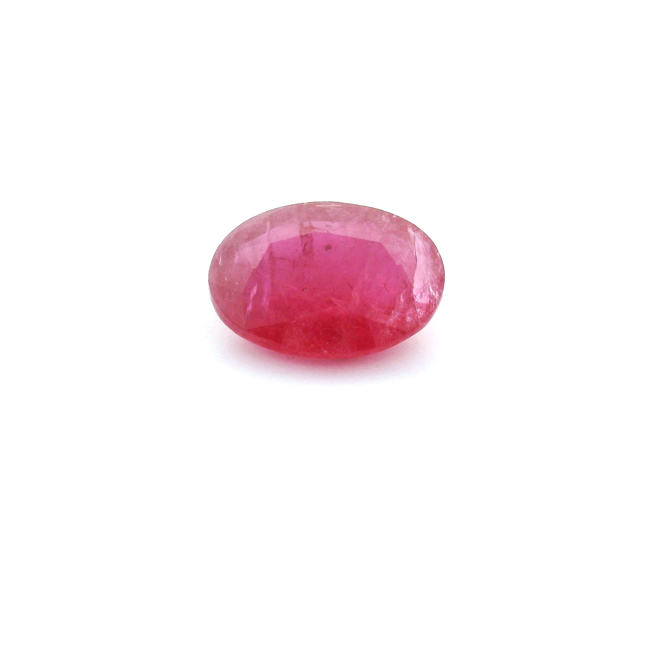 1.86 ct Oval Red Natural Ruby