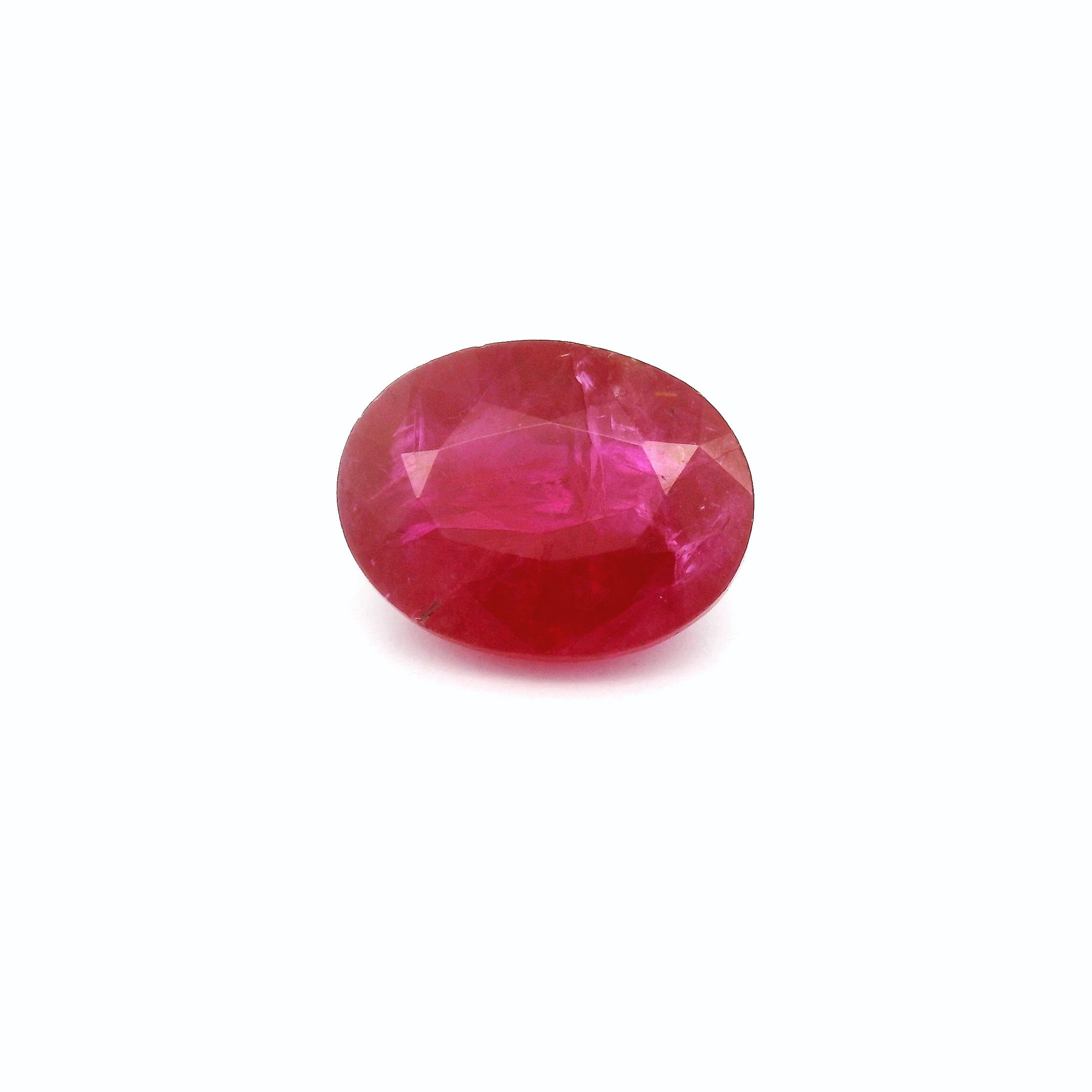 2.65 ct Oval Red Natural Ruby