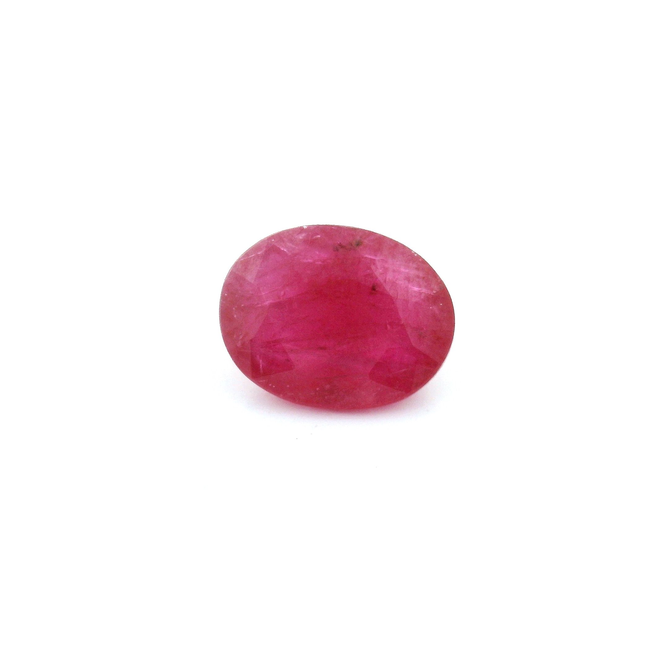 2.13 ct Oval Red Natural Ruby