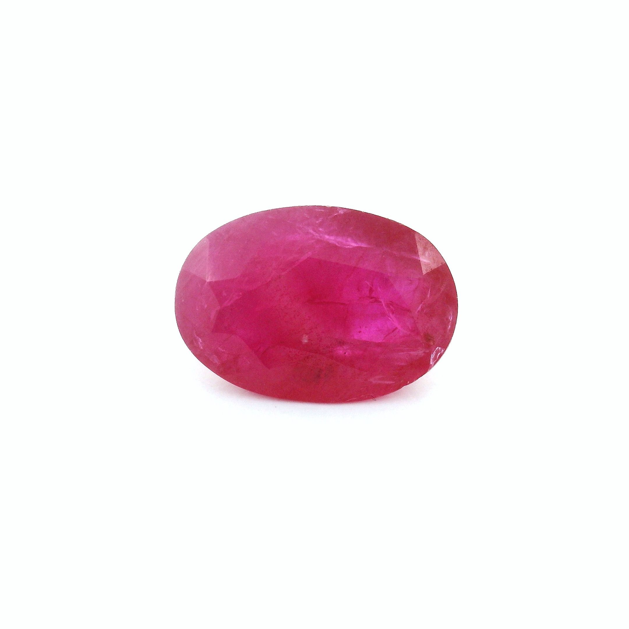2.82 ct Oval Red Natural Ruby