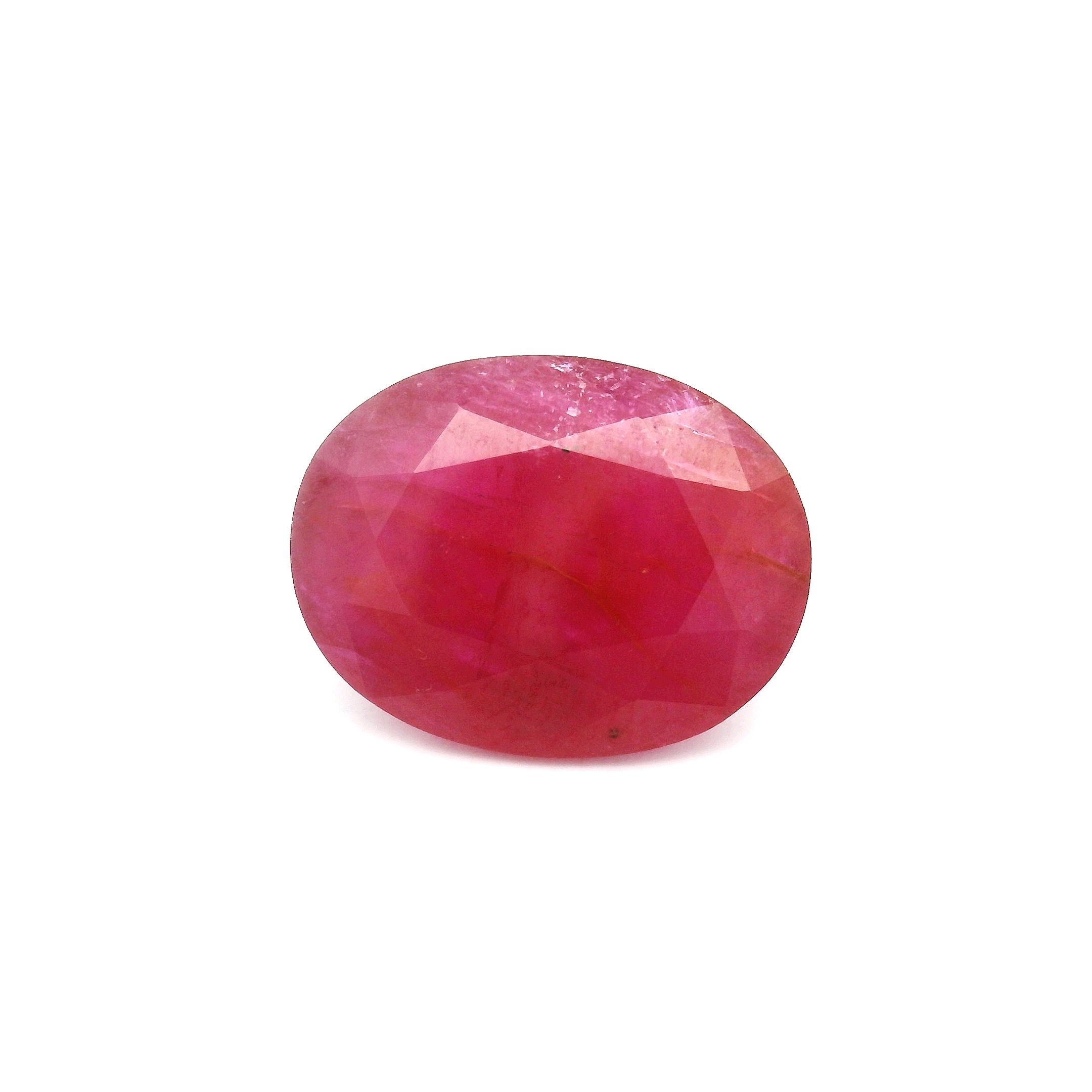 4.63 ct Oval Red Natural Ruby