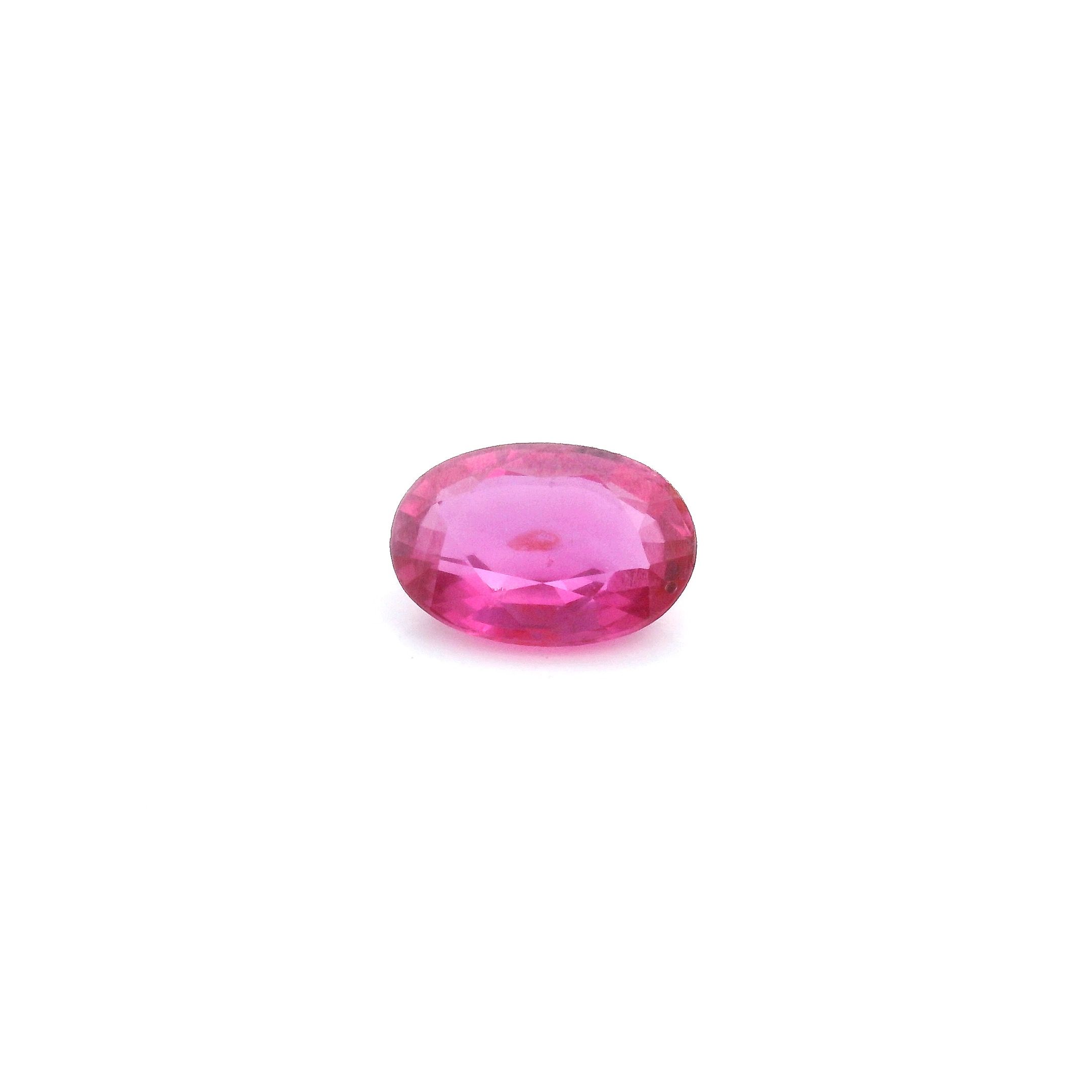 0.95 ct Oval Red Natural Ruby