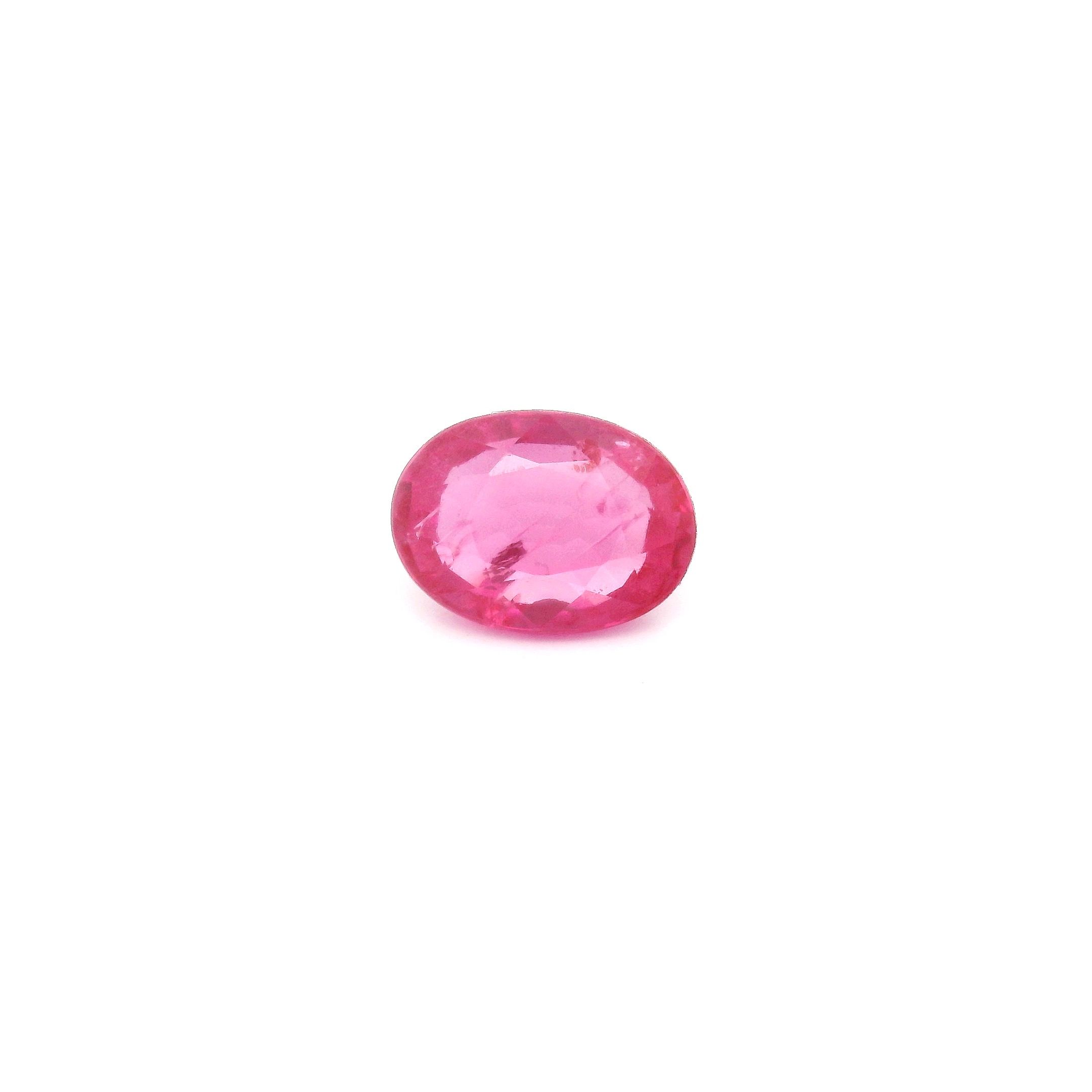 1.08 ct Oval Red Natural Ruby