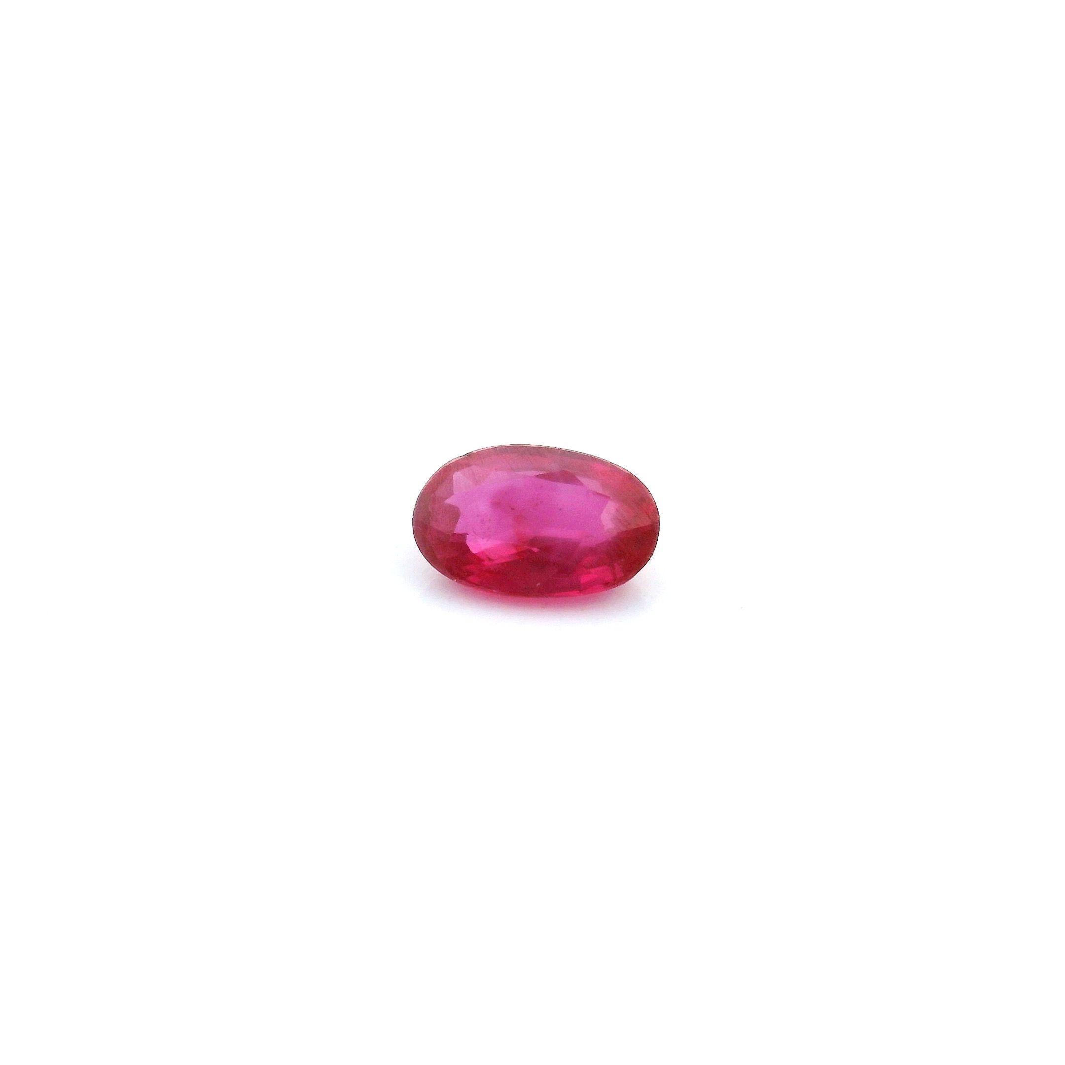 0.49 ct Oval Red Natural Ruby