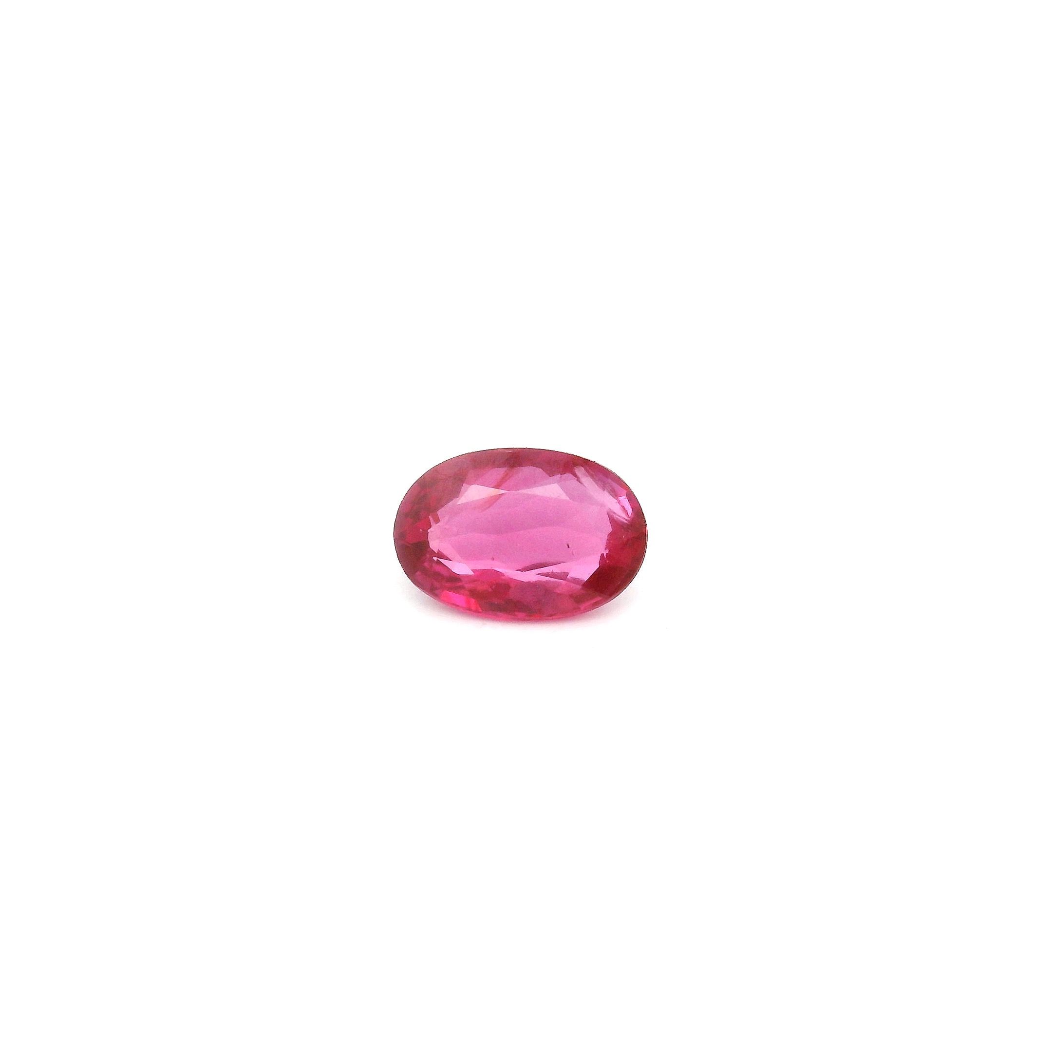 0.51 ct Oval Red Natural Ruby